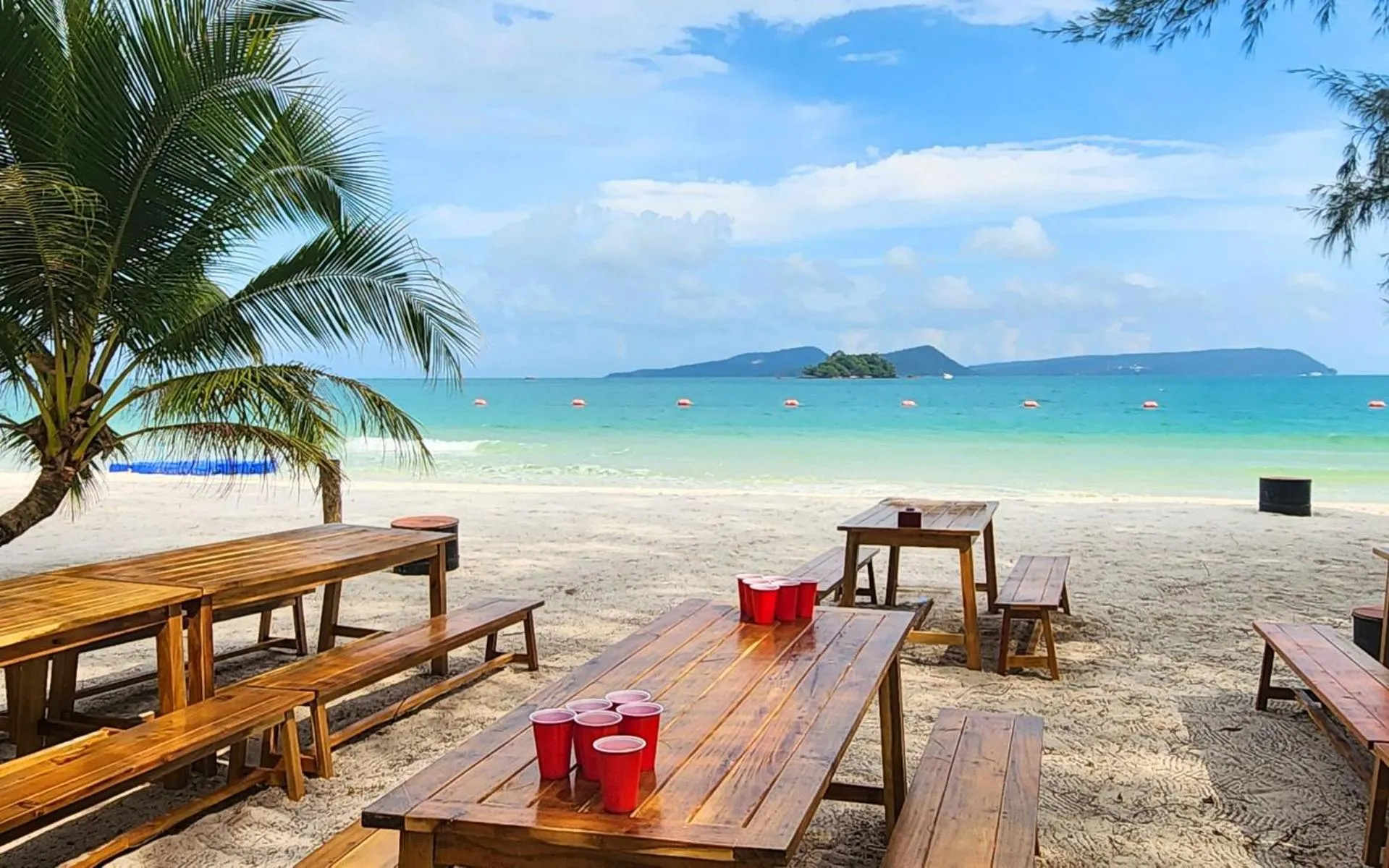 Beach in Mad Monkey Koh Rong