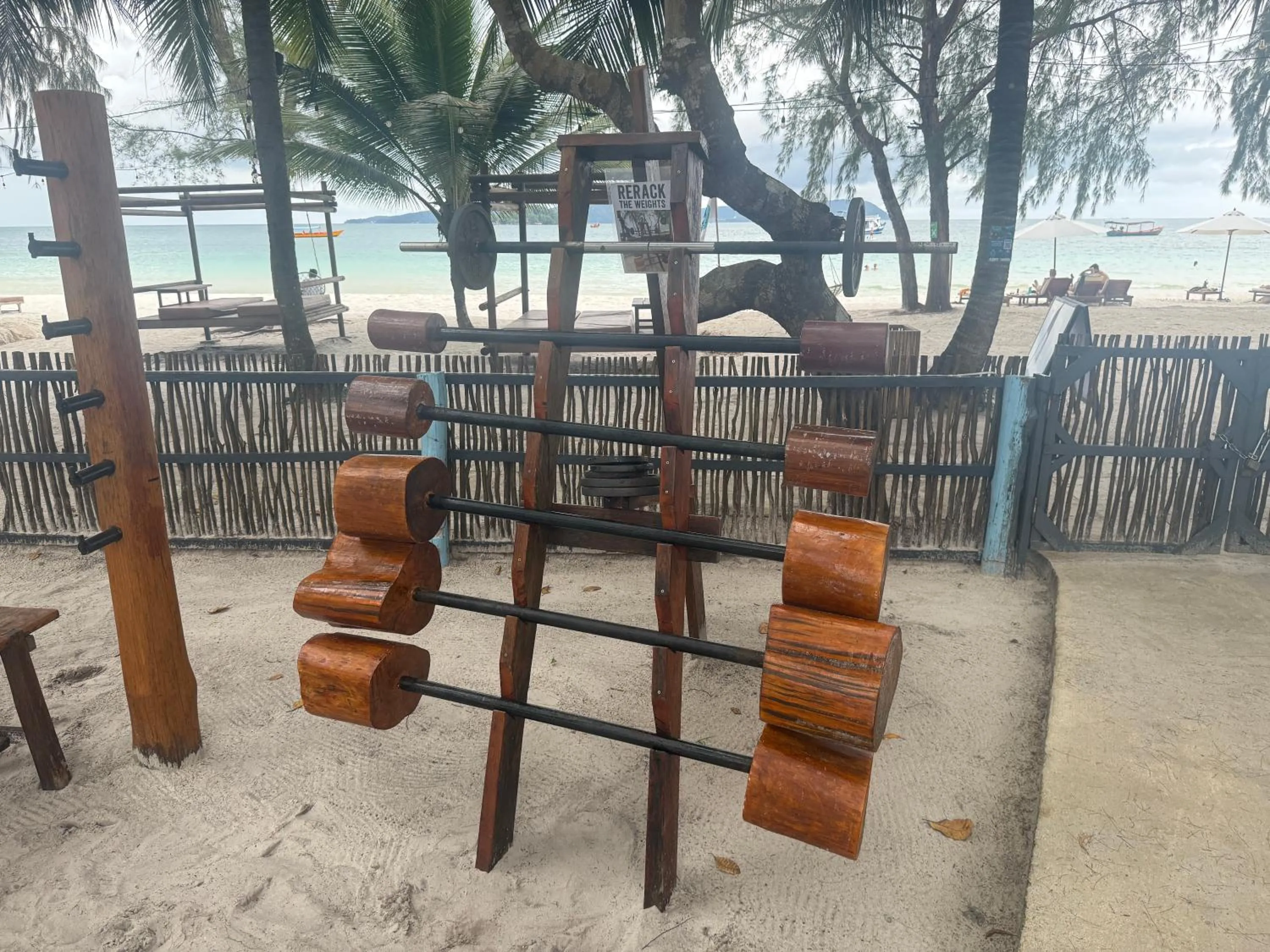 Fitness centre/facilities in Mad Monkey Koh Rong