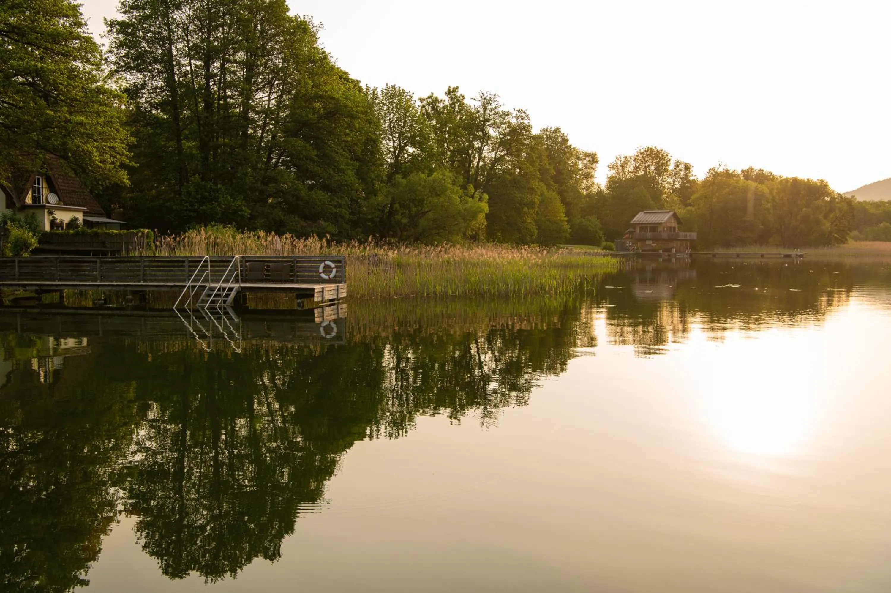 Lake view in Seehotel Urban