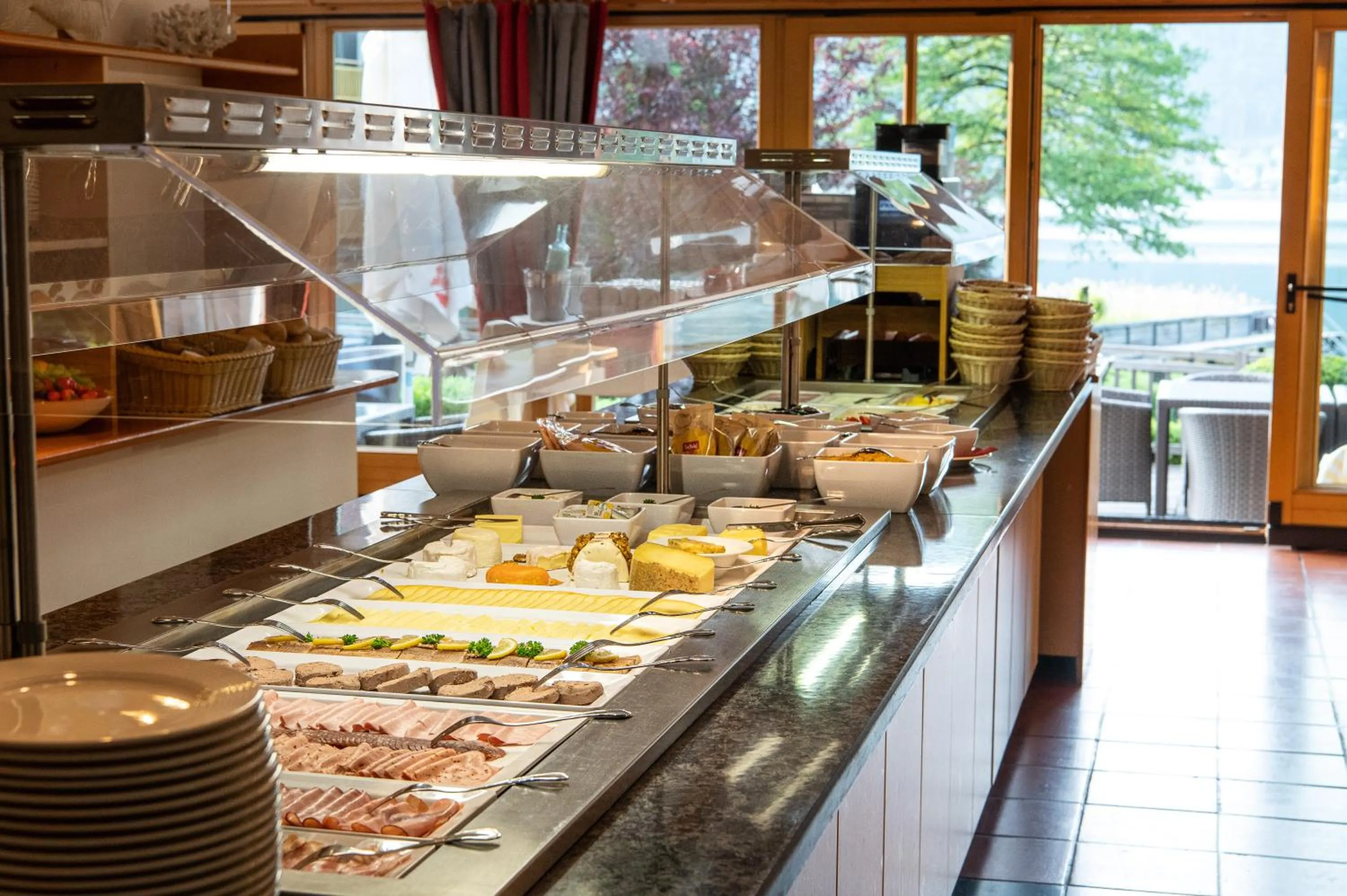 Buffet breakfast in Seehotel Urban