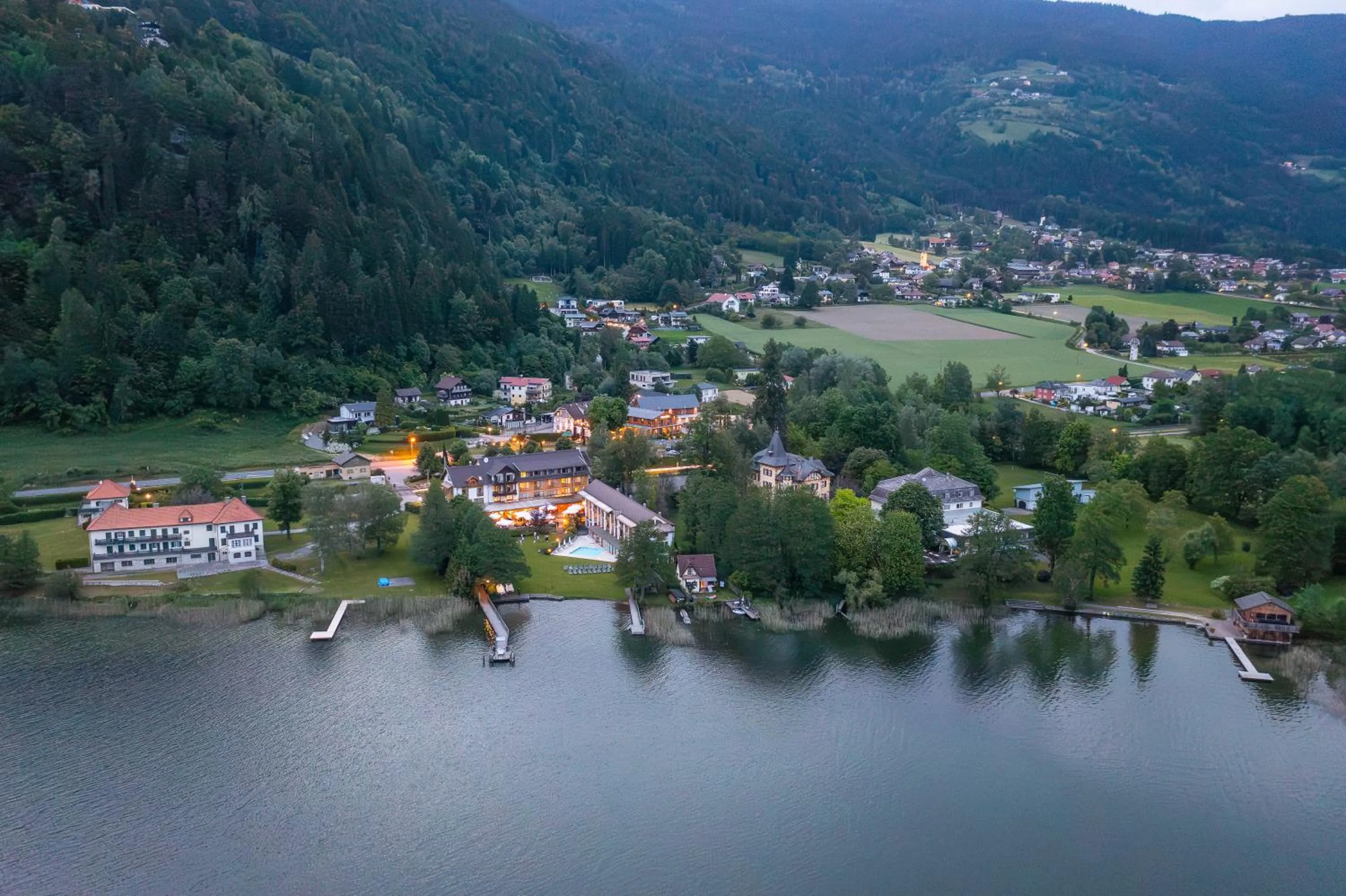 Lake view in Seehotel Urban