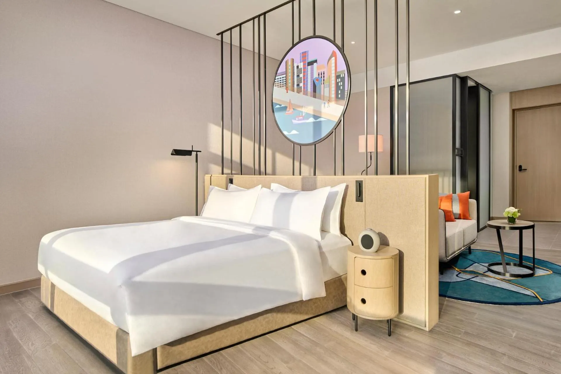 Bed in Artyzen Habitat Taopu Shanghai