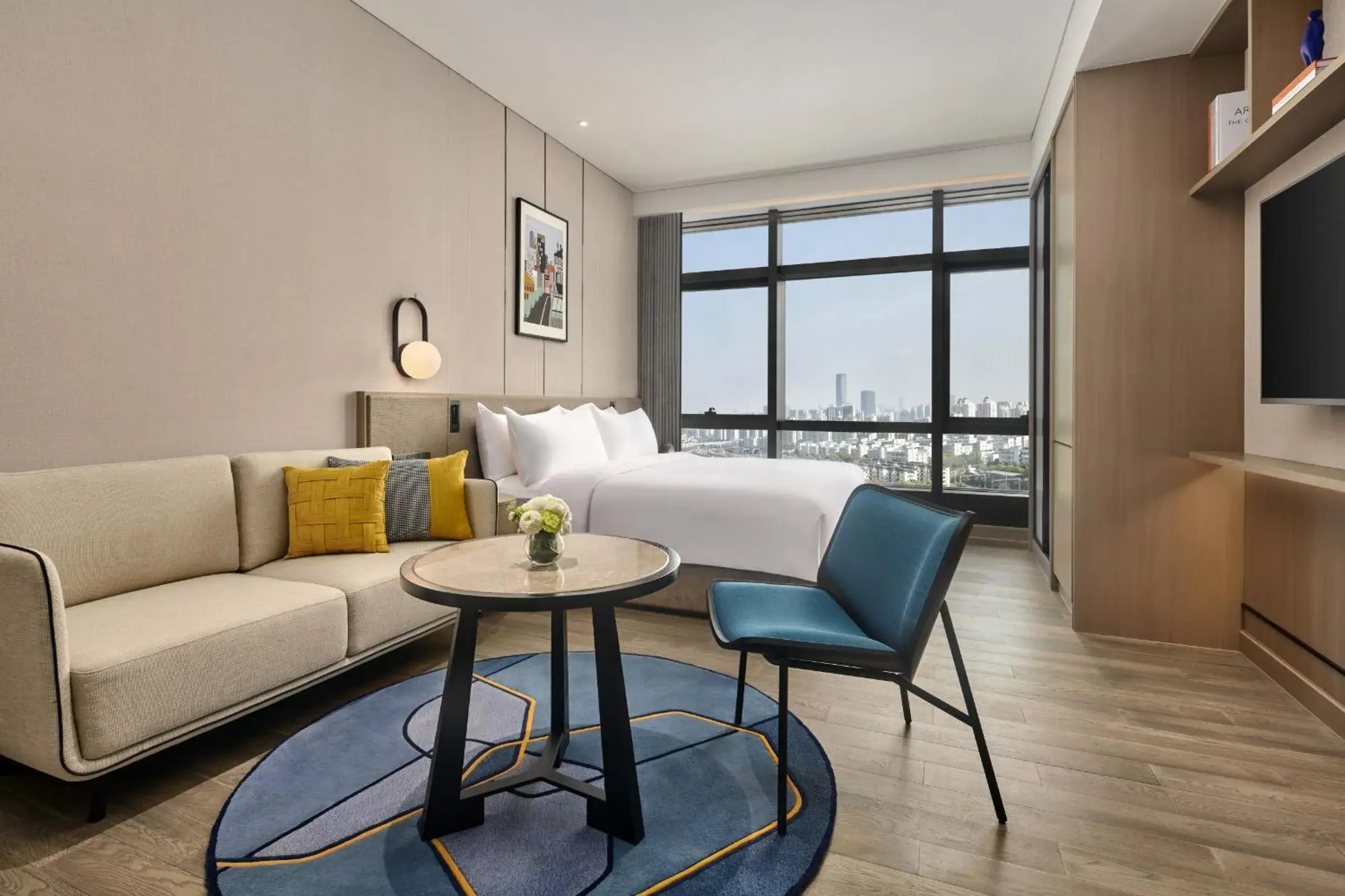 Property building, Bed in Artyzen Habitat Taopu Shanghai Property building, Bed in Artyzen Habitat Taopu Shanghai