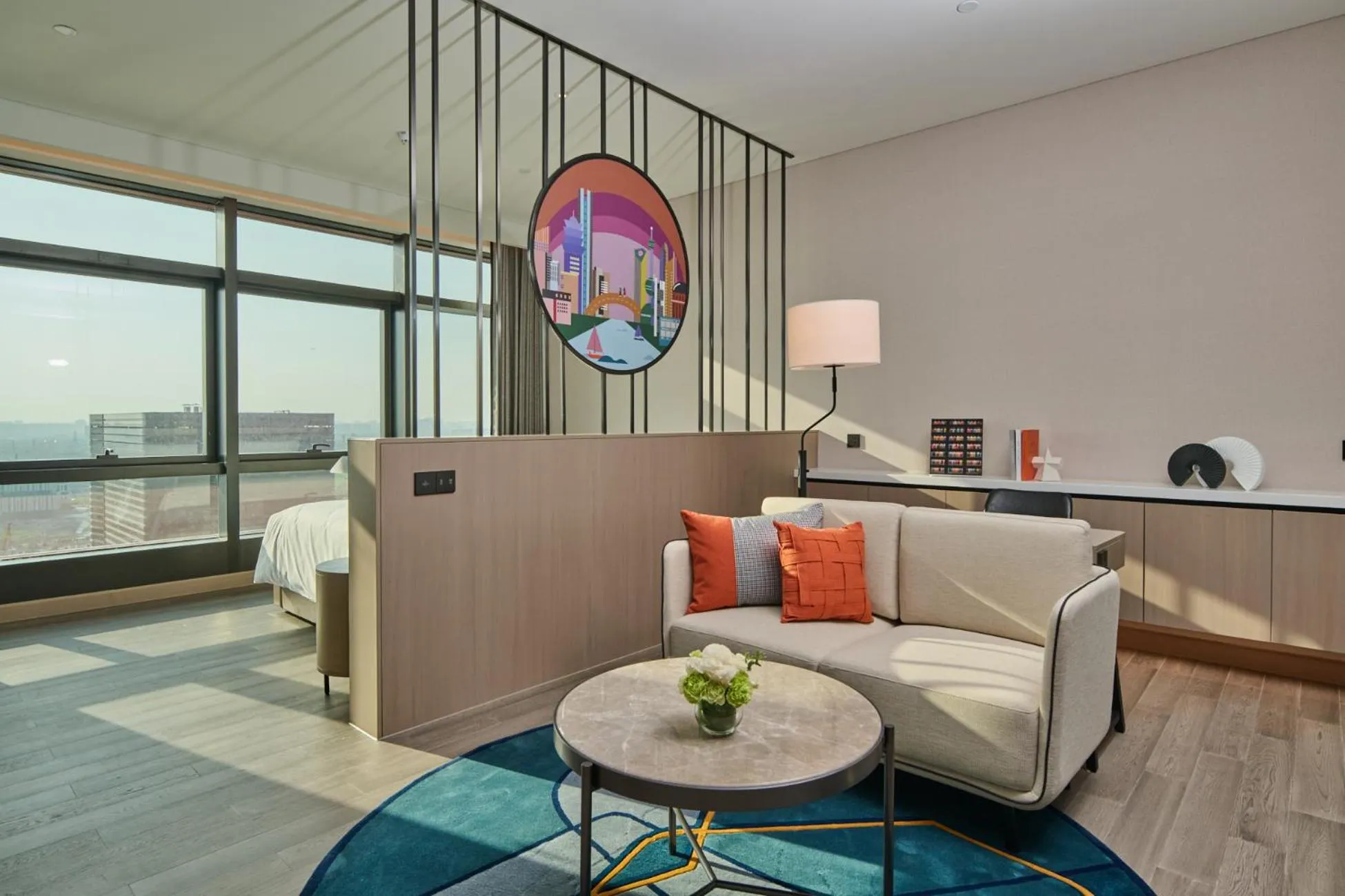 Living room in Artyzen Habitat Taopu Shanghai