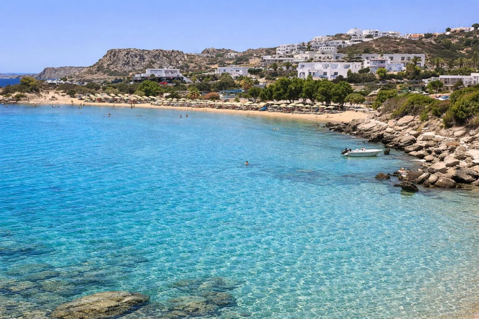 Beach in Helios Beach Hotel & Bungalows