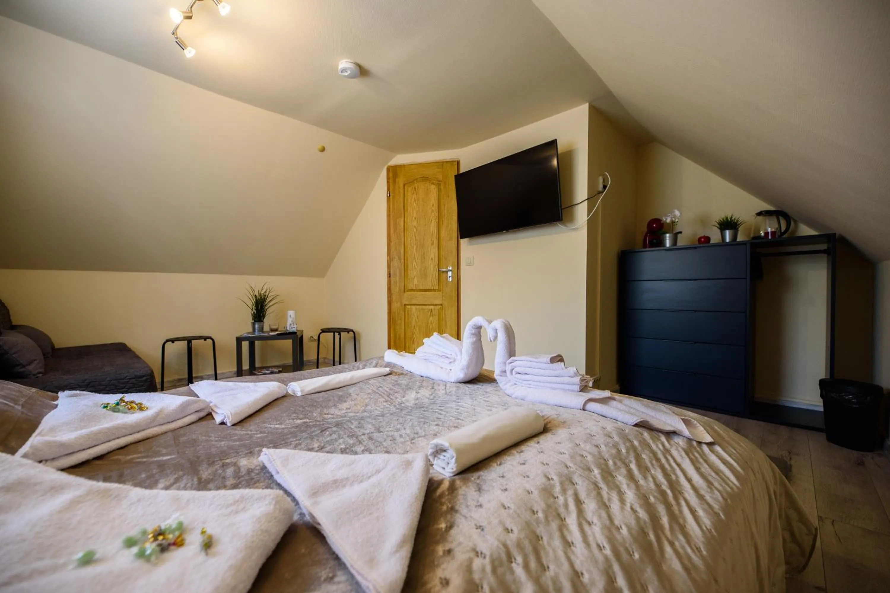 Bedroom, Bed in Emili Apartman Ráckeve