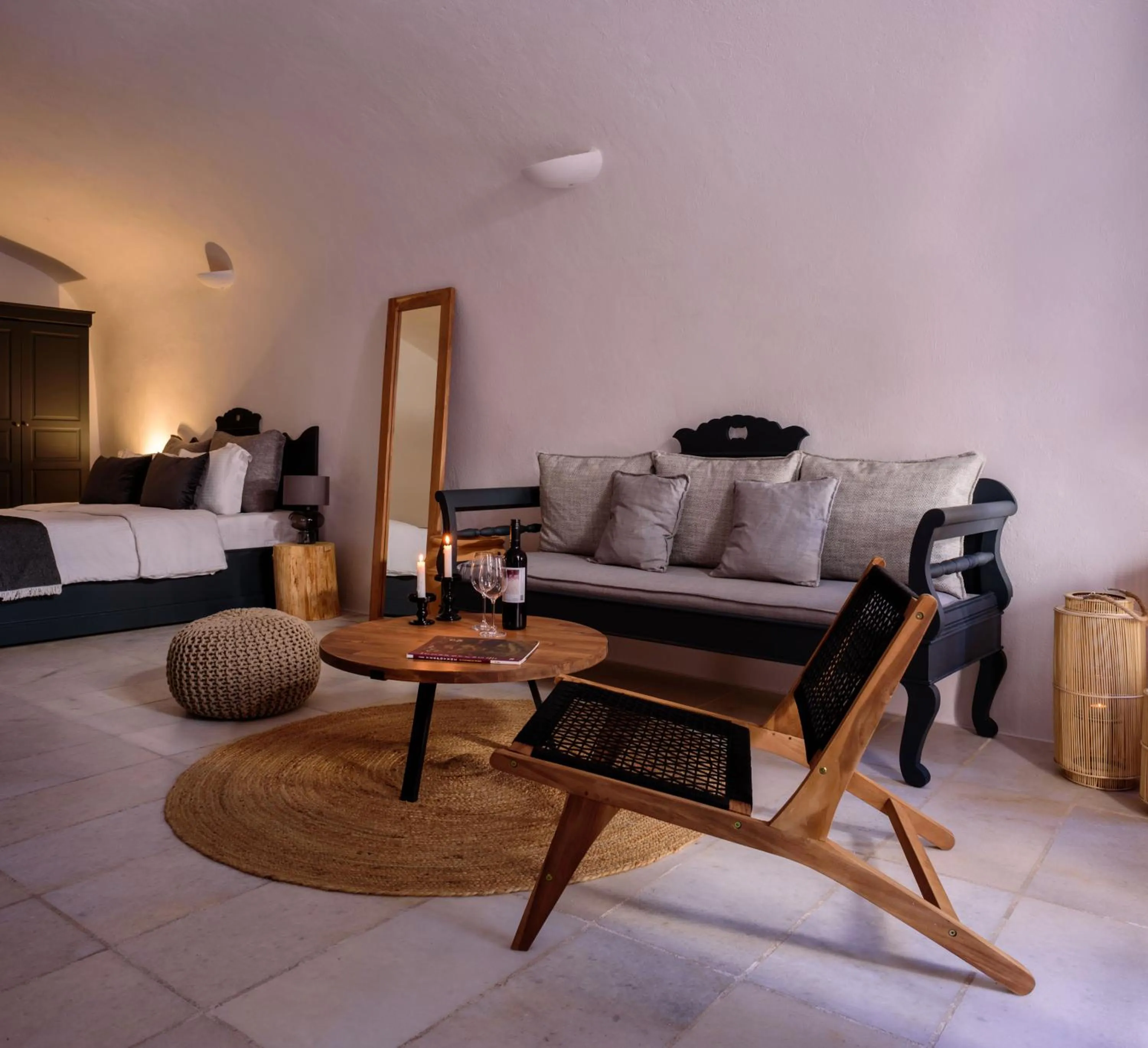 Seating area in Firalia, Casa in Rock Suites