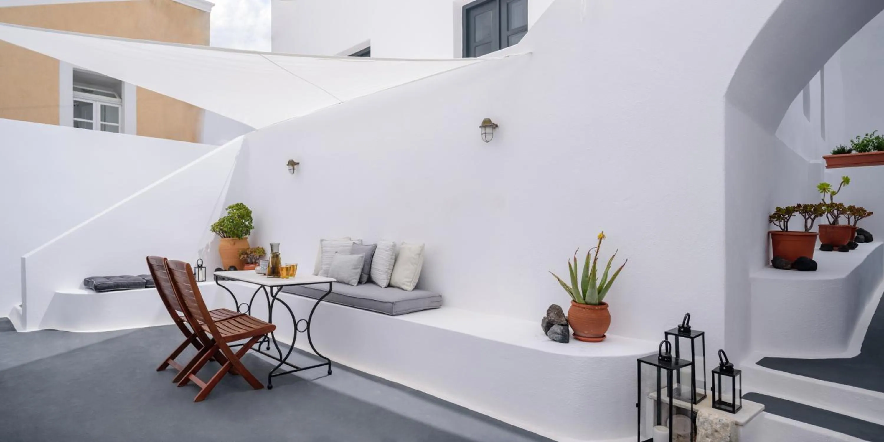 Balcony/Terrace in Firalia, Casa in Rock Suites