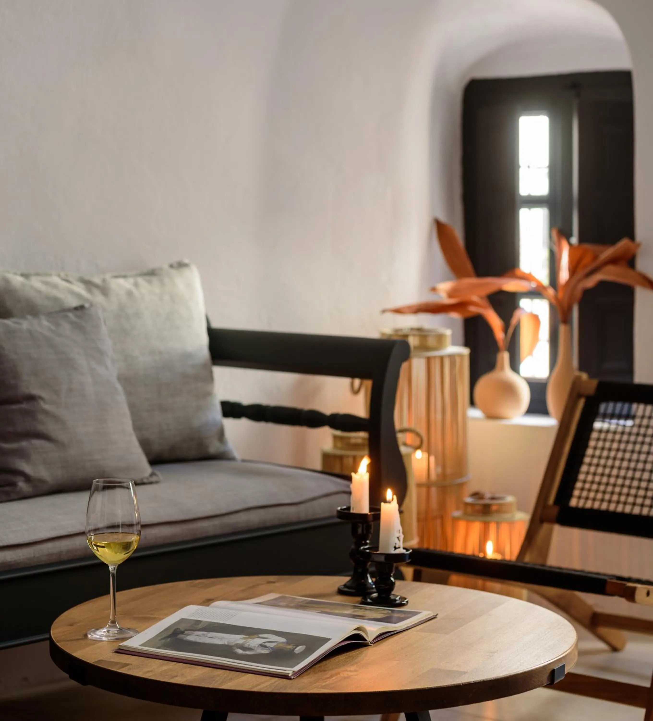 Seating area in Firalia, Casa in Rock Suites