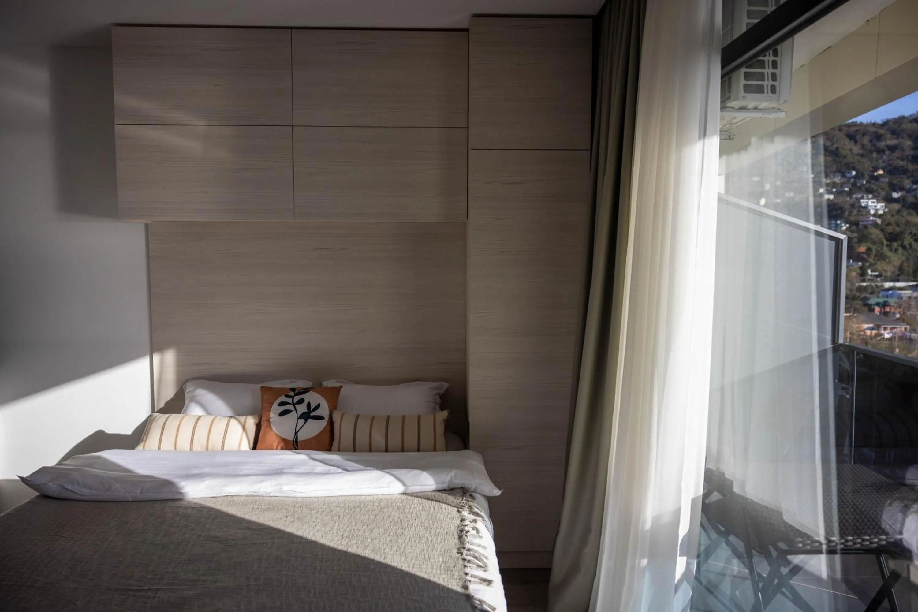 Bedroom, Bed in Green Side Apart Hotel