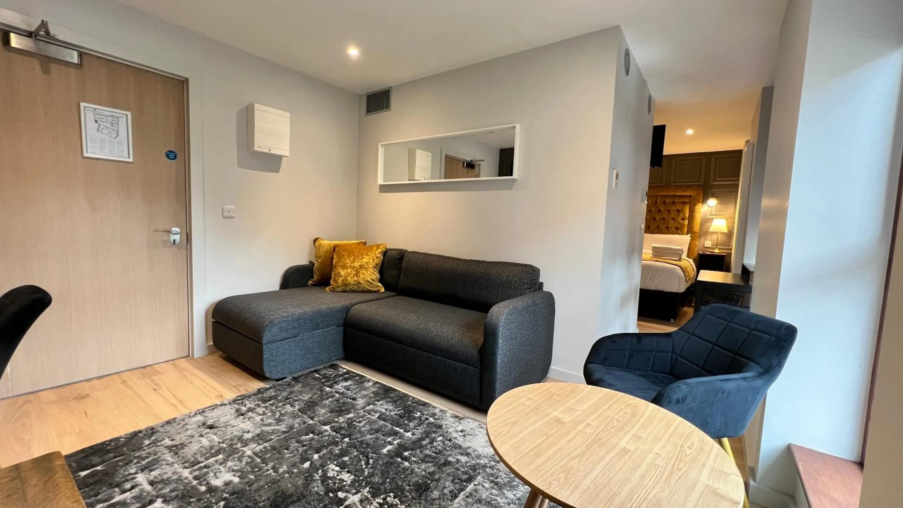 Bedroom in Merrion Square Studios