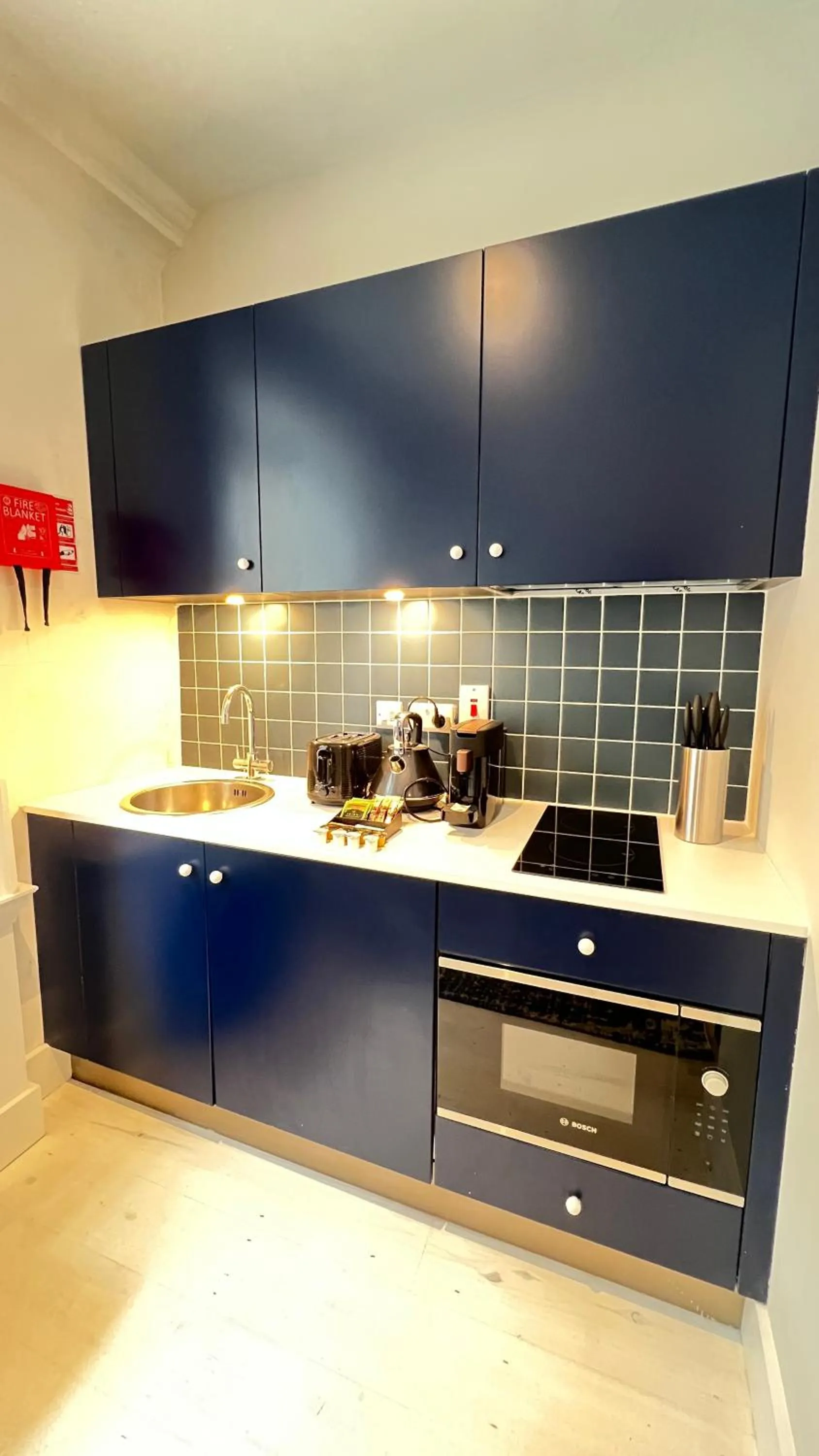 kitchen in Merrion Square Studios