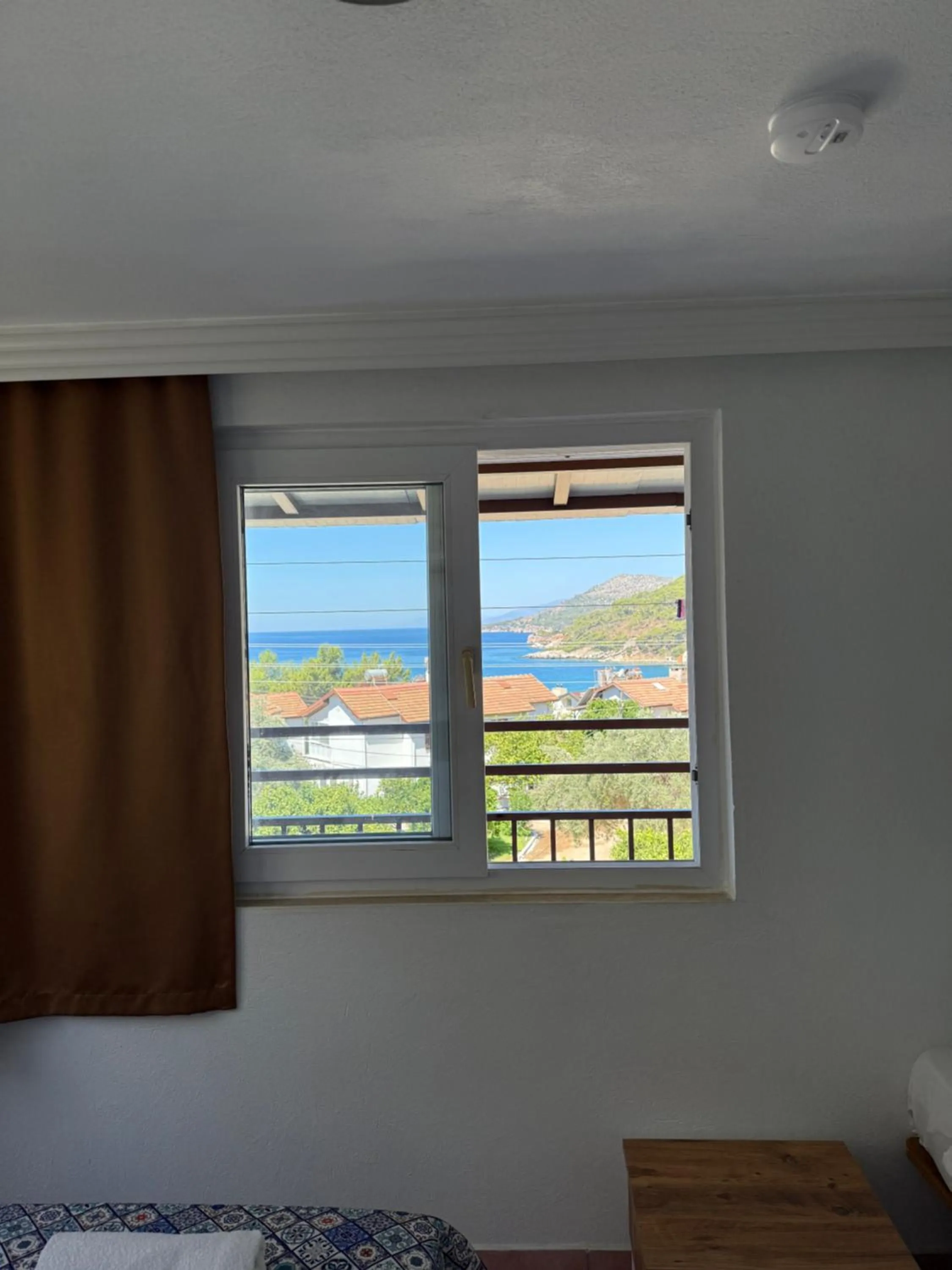 View (from property/room), Bed in Gelidonya Pansiyon