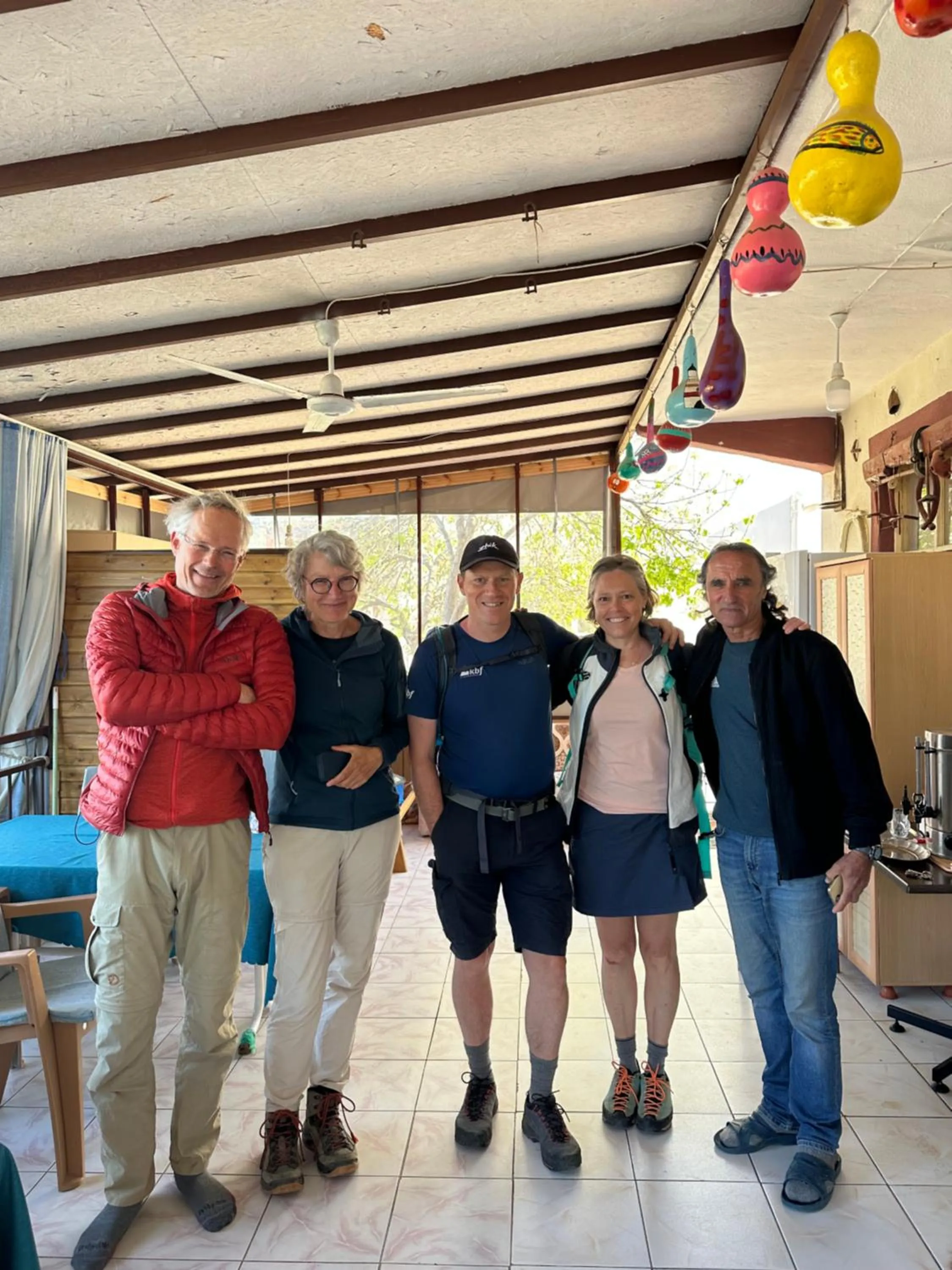 group of guests in Gelidonya Pansiyon