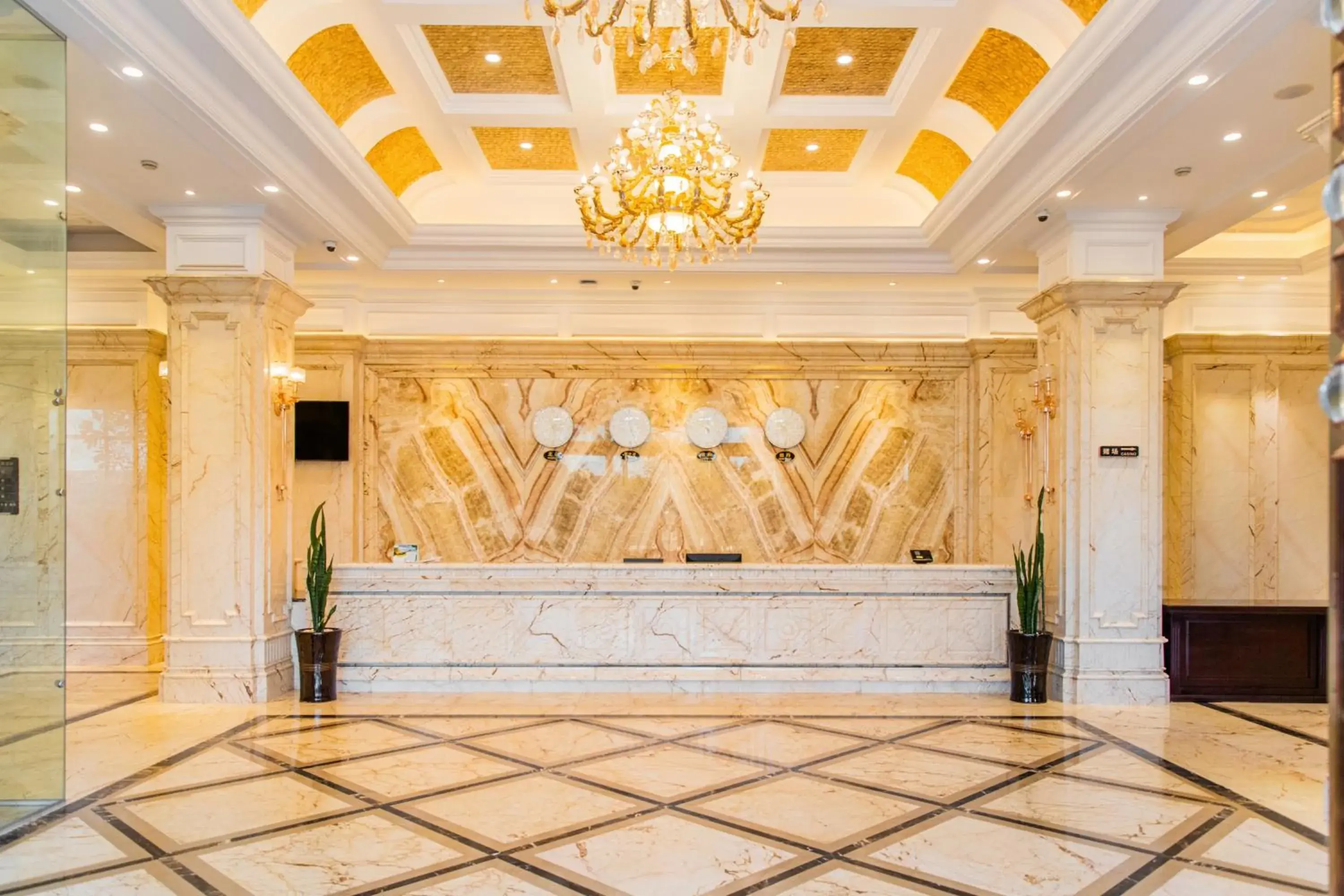 Lobby or reception in The Venetian Hotel Lobby or reception in The Venetian Hotel