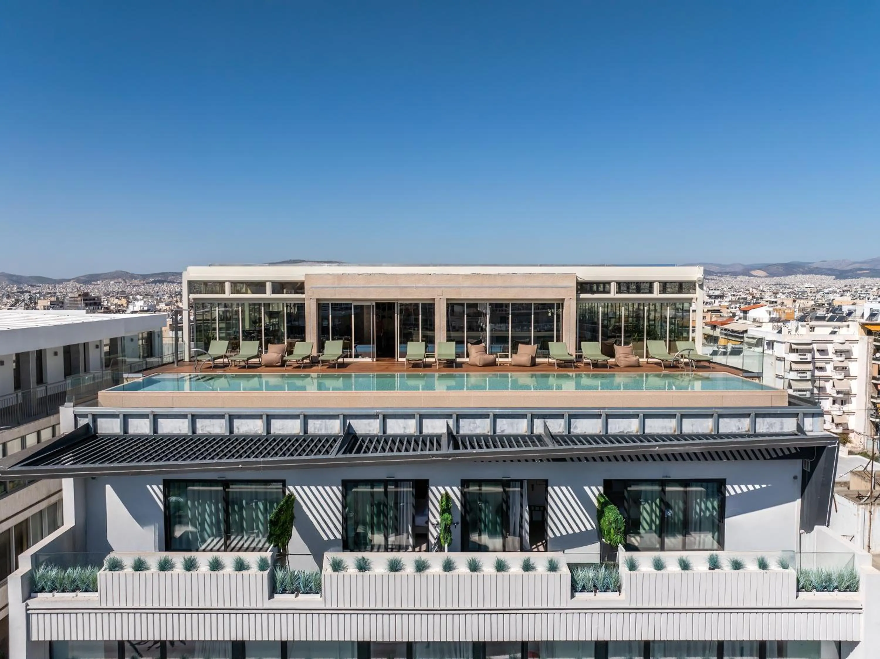 Property building in Hilton Garden Inn Athens Syggrou Avenue