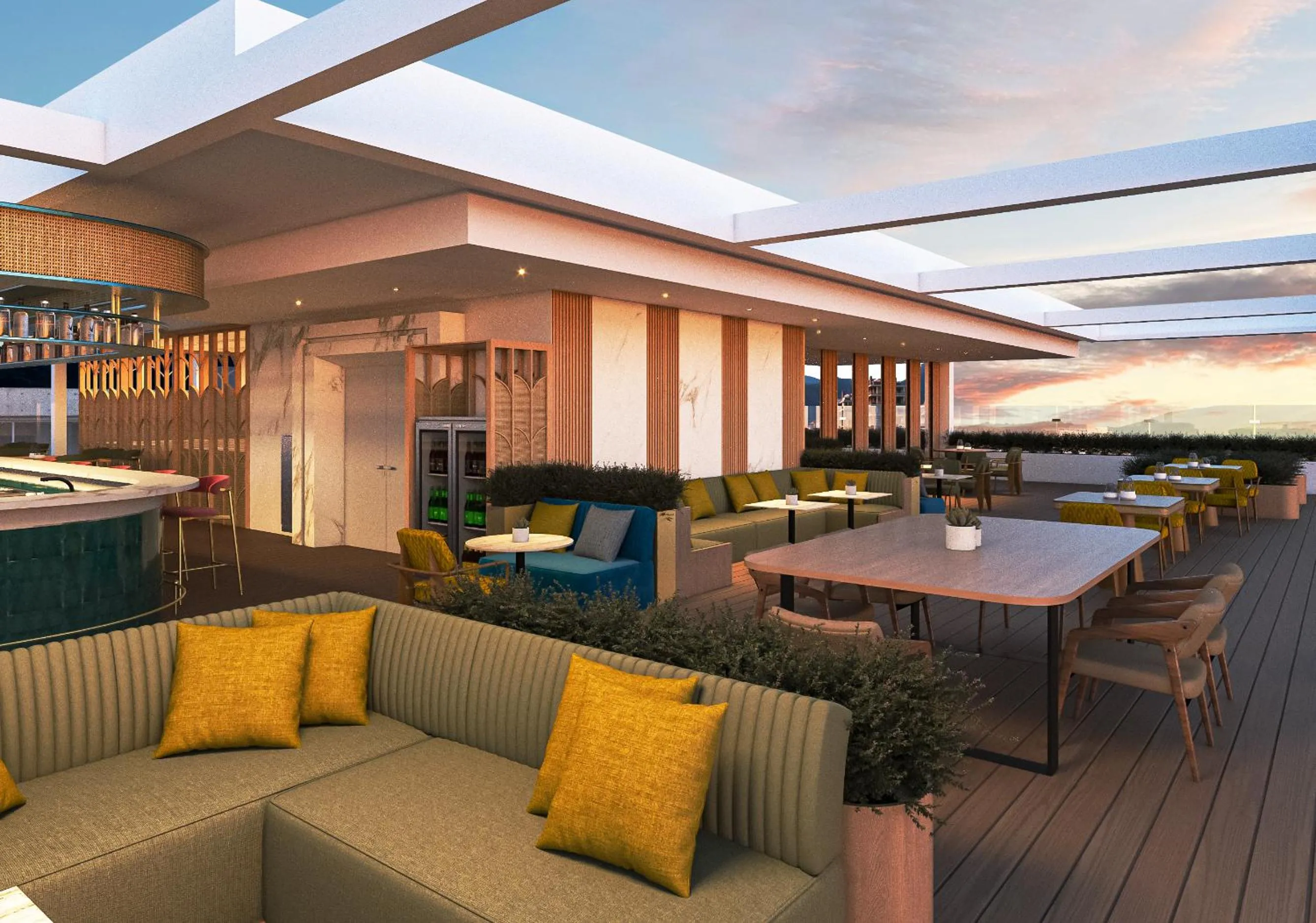 Restaurant/places to eat in Hilton Garden Inn Athens Syggrou Avenue