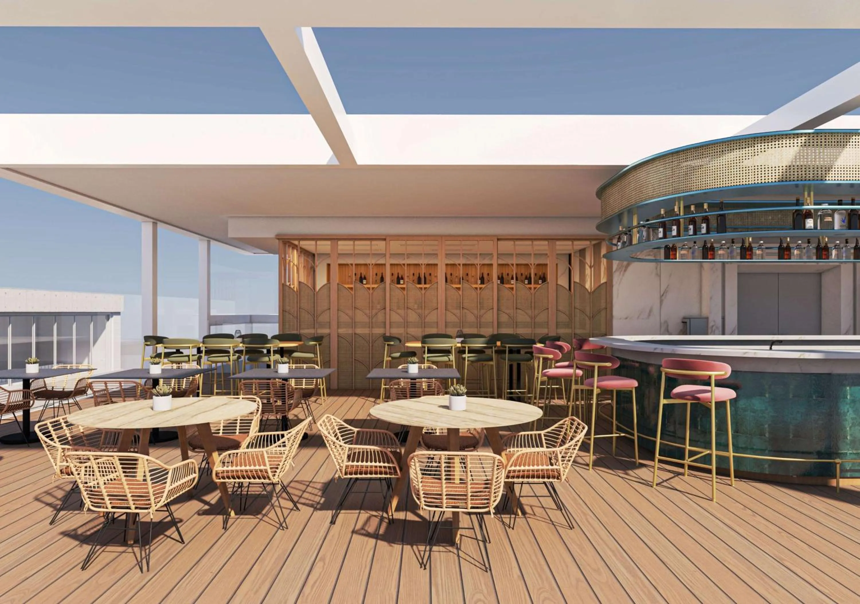 Lounge or bar in Hilton Garden Inn Athens Syggrou Avenue