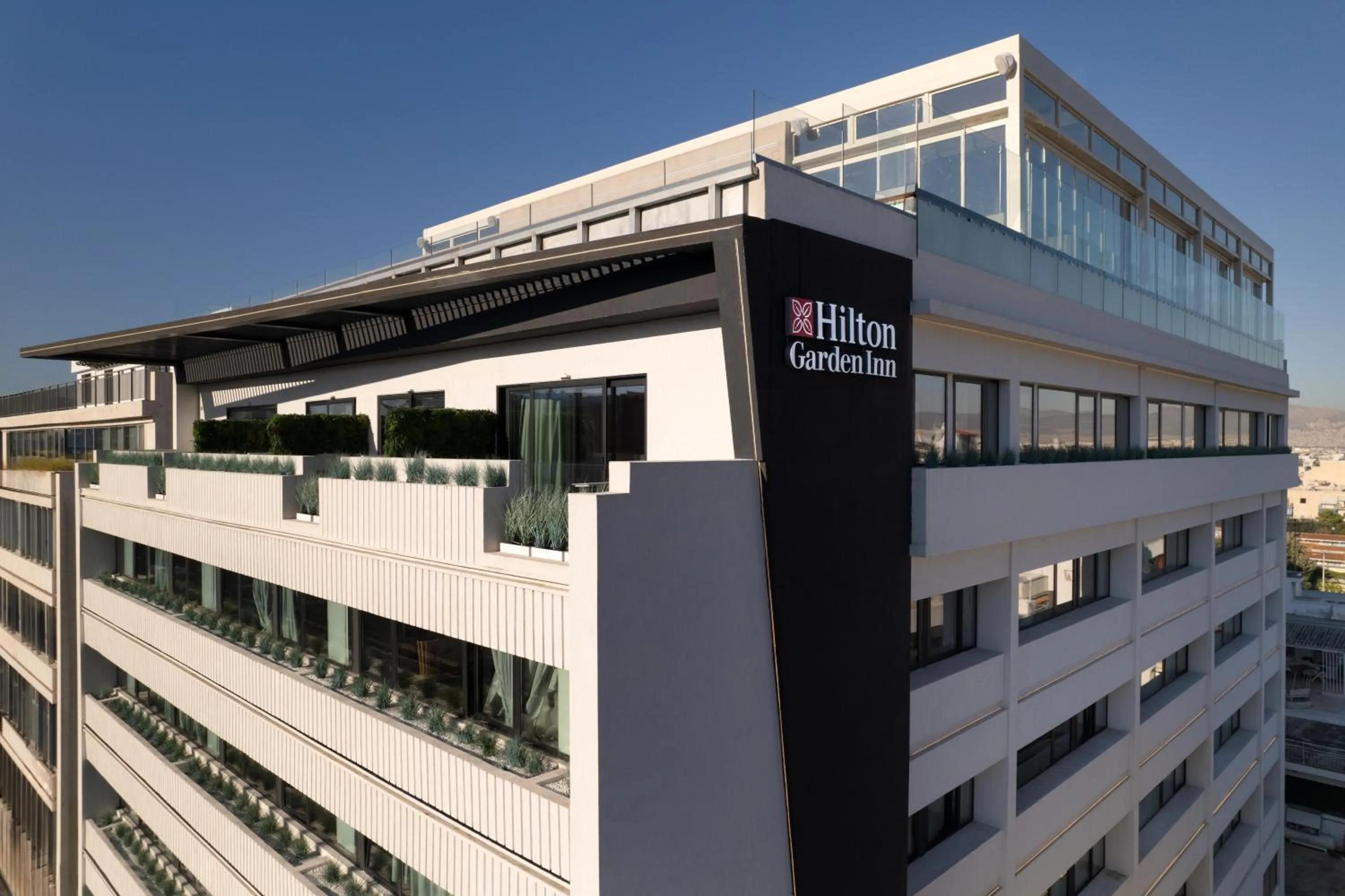 Property building in Hilton Garden Inn Athens Syggrou Avenue