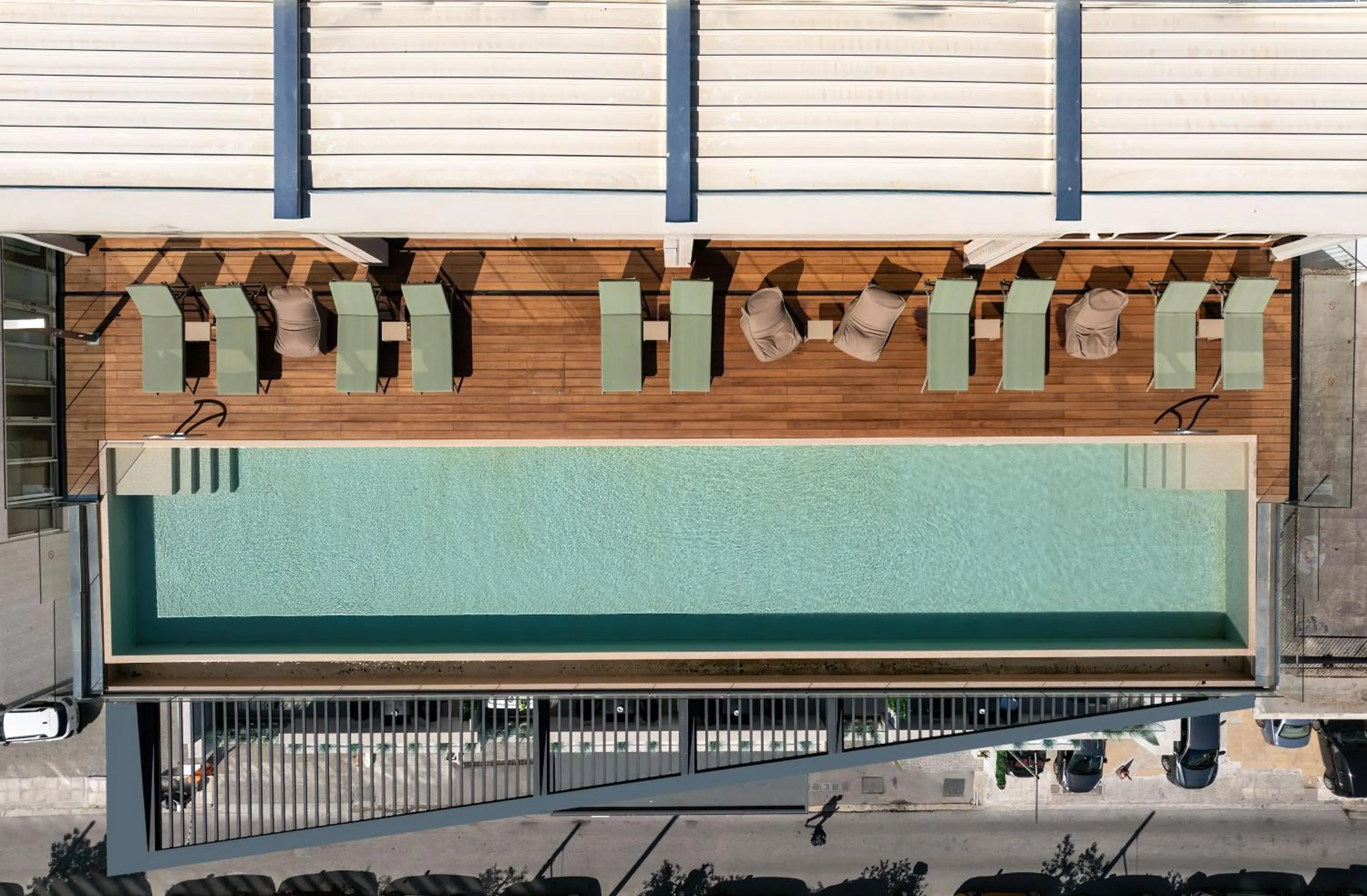 Swimming pool in Hilton Garden Inn Athens Syggrou Avenue
