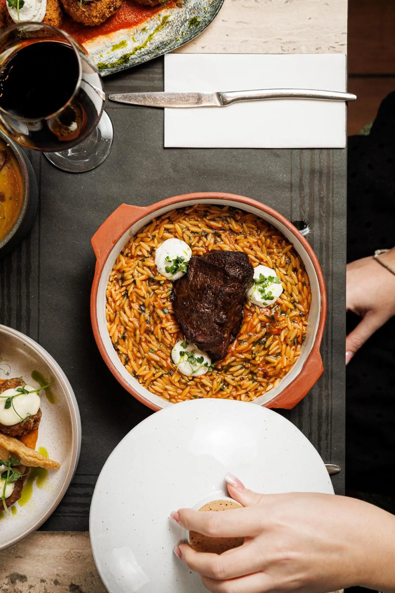 Restaurant/places to eat in Hilton Garden Inn Athens Syggrou Avenue