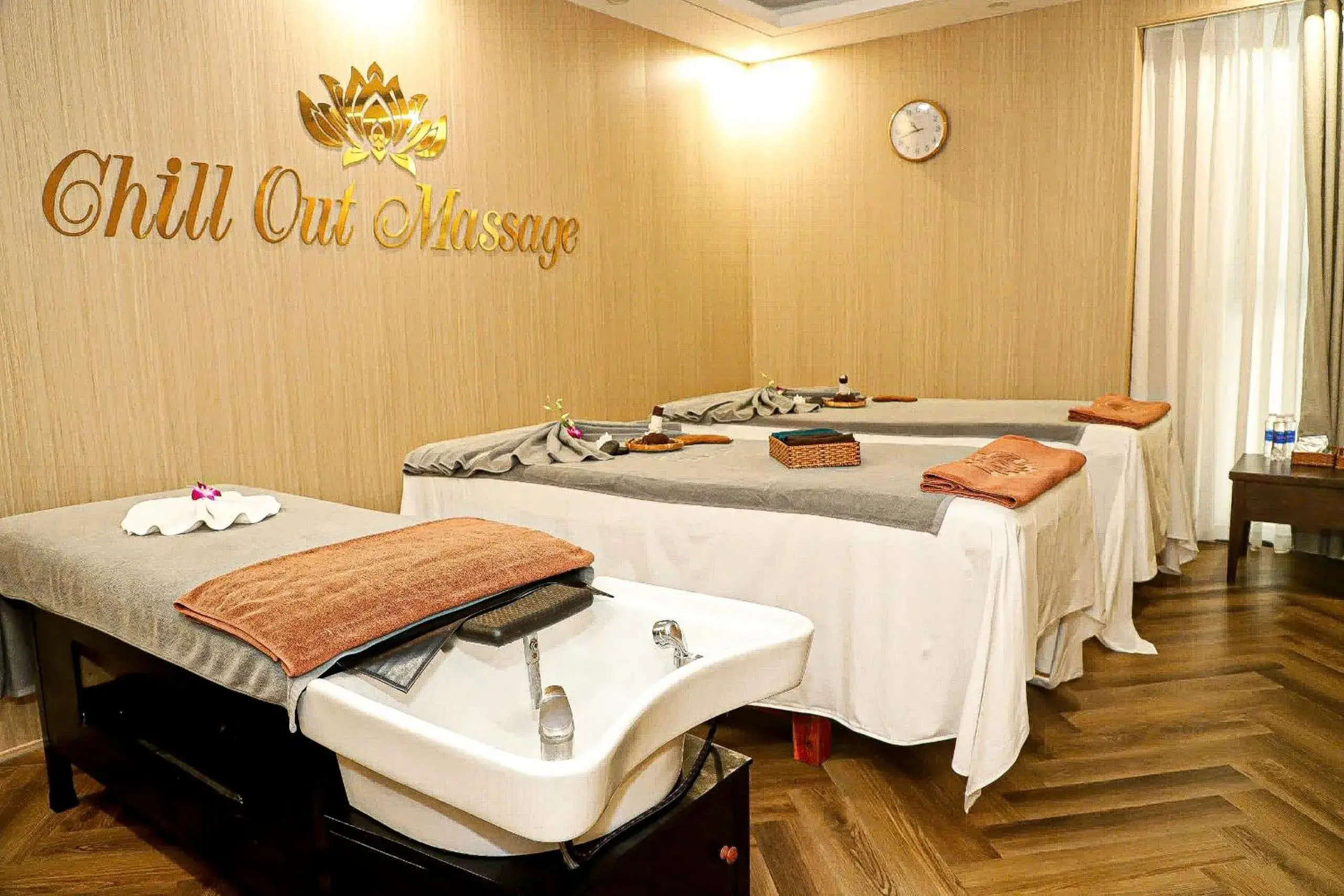 Spa and wellness centre/facilities, Bed in Golden Lotus Luxury Hotel Danang - Complimentary Daily Afternoon Tea Spa and wellness centre/facilities, Bed in Golden Lotus Luxury Hotel Danang - Complimentary Daily Afternoon Tea