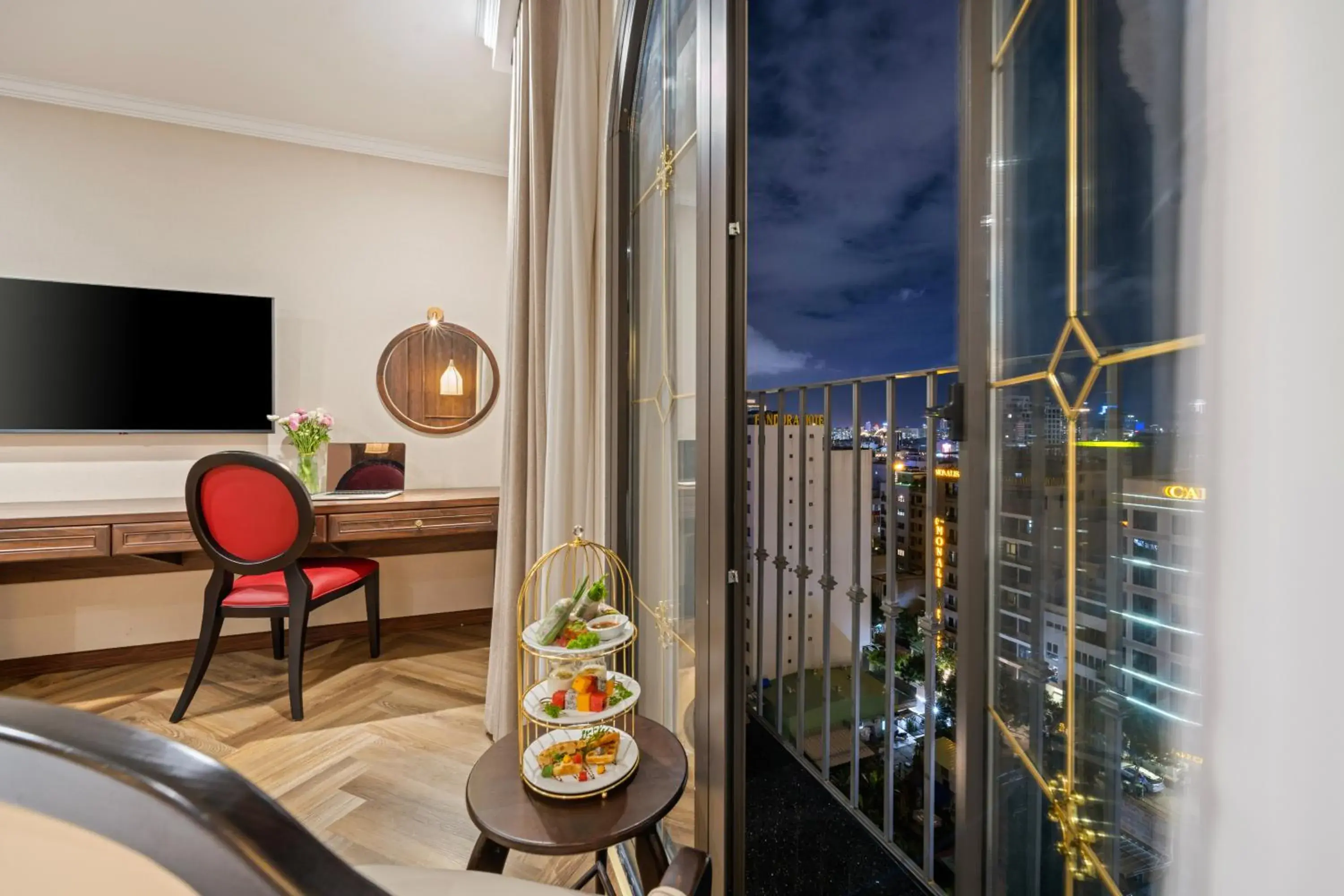 City view in Golden Lotus Luxury Hotel Danang - Complimentary Daily Afternoon Tea City view in Golden Lotus Luxury Hotel Danang - Complimentary Daily Afternoon Tea