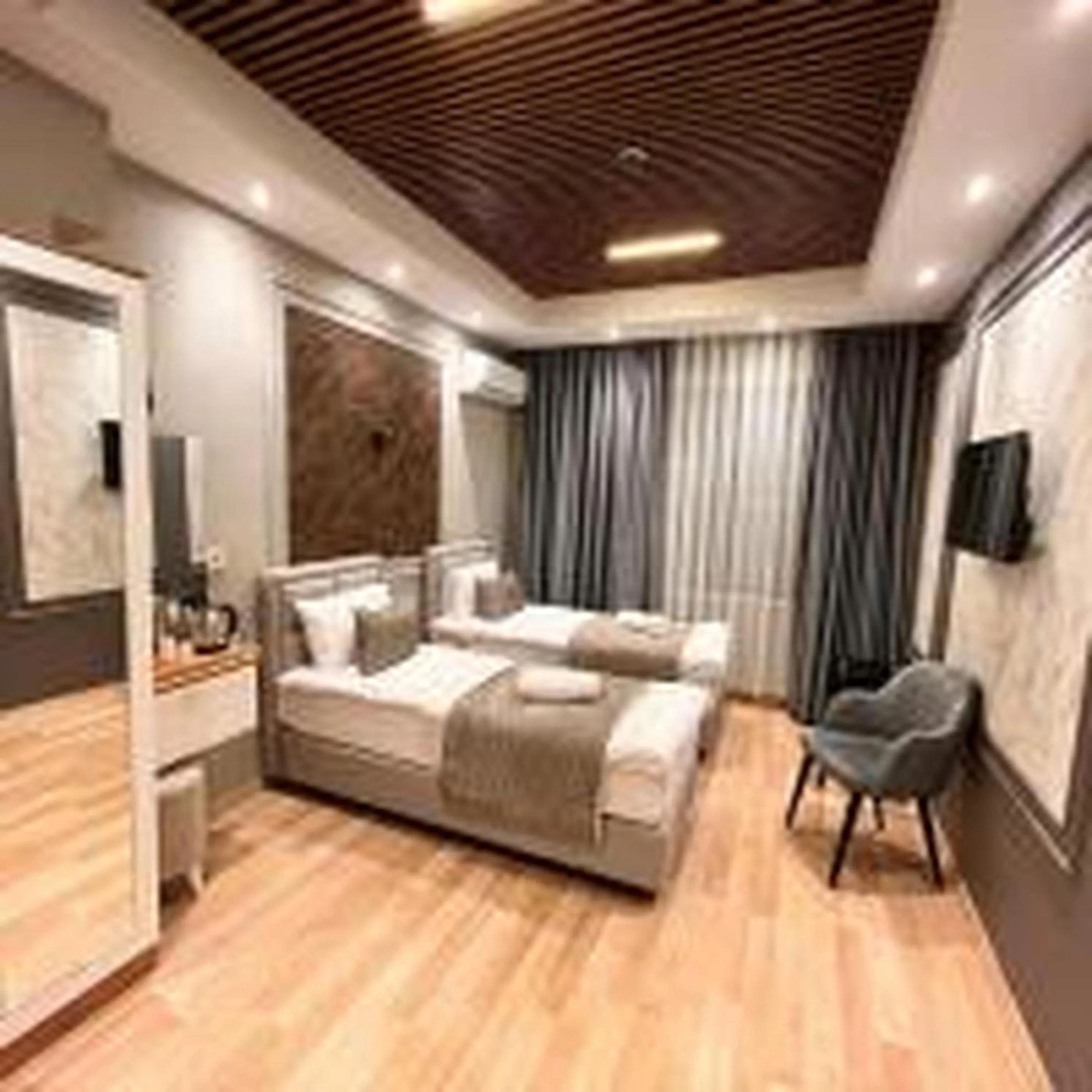 Bedroom, Bed in Fidan City Hotel