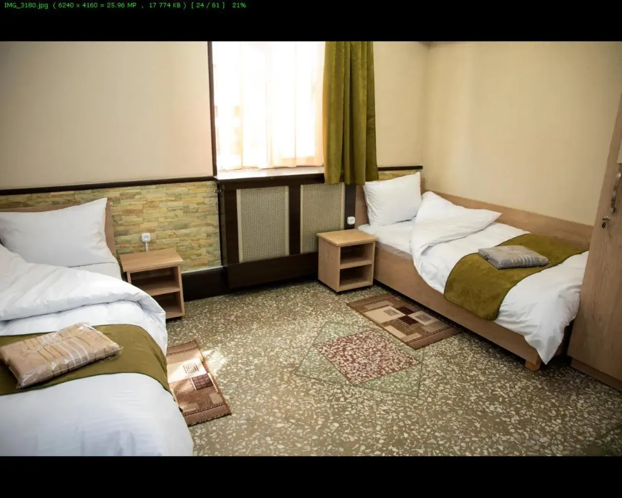 Twin Room with Private External Bathroom - single occupancy in ASA Hotel Twin Room with Private External Bathroom - single occupancy in ASA Hotel