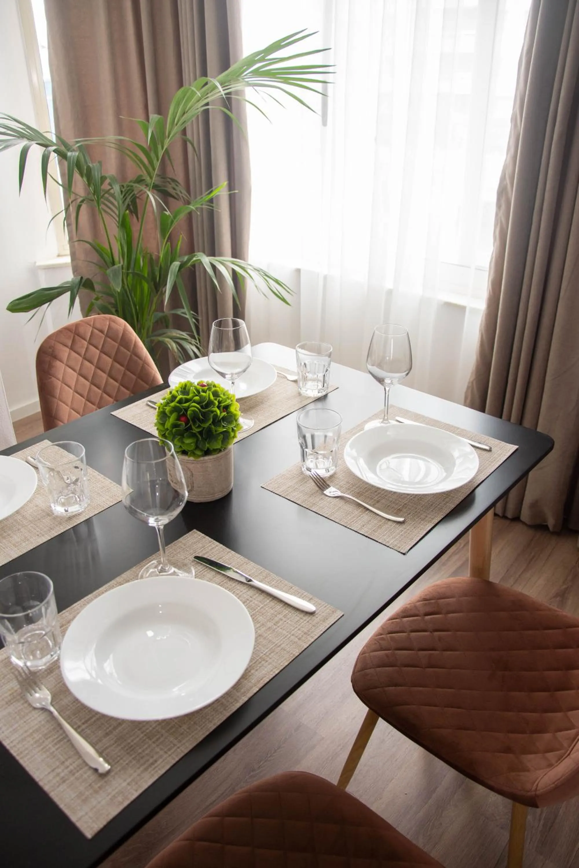 Living room in Wave Beachfront Apartments