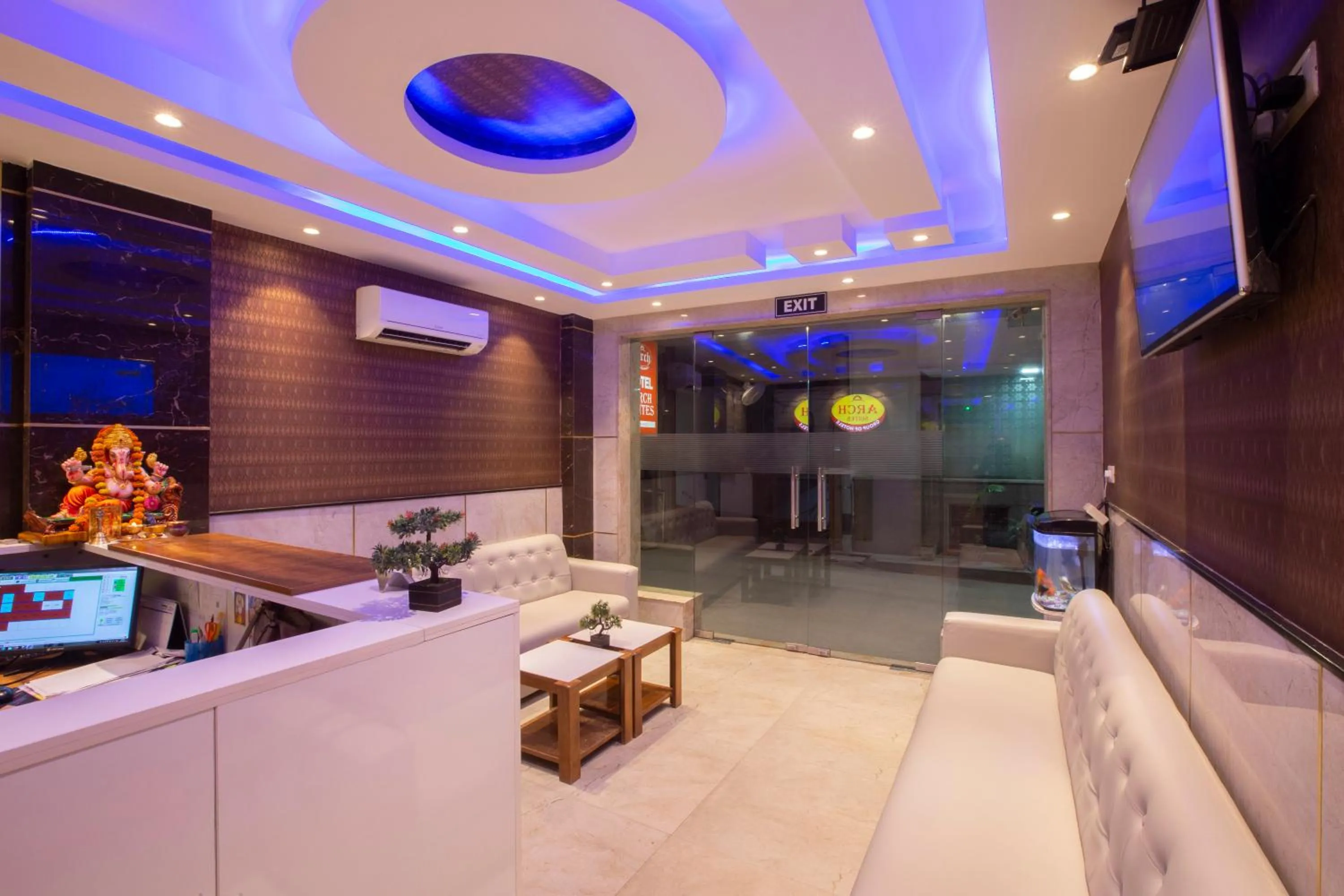 Communal lounge/ TV room in Arch Suites - Near Aerocity