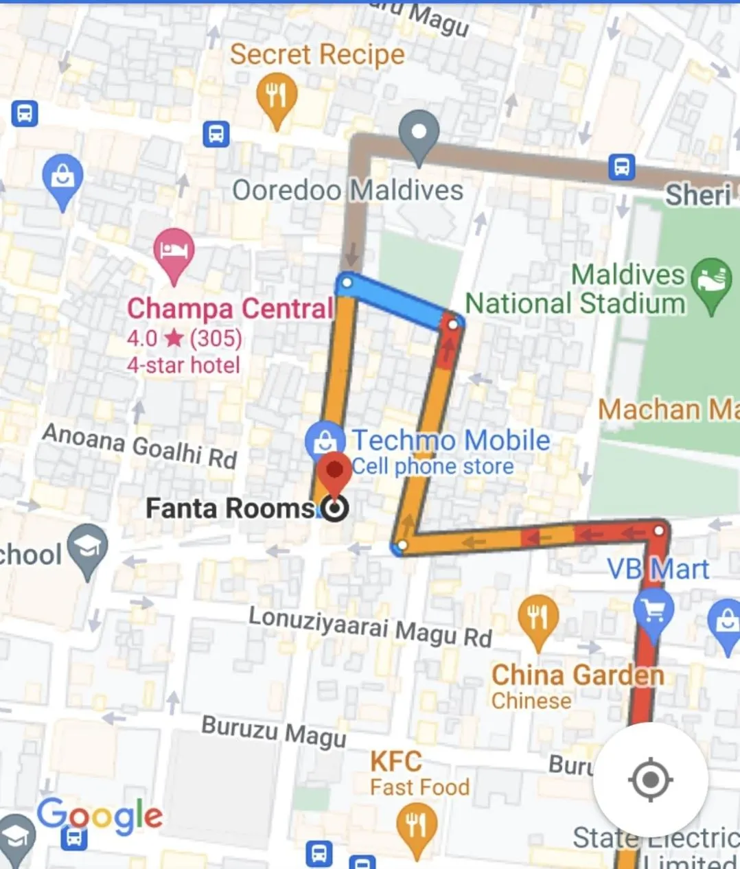 Location in faTuur Inn