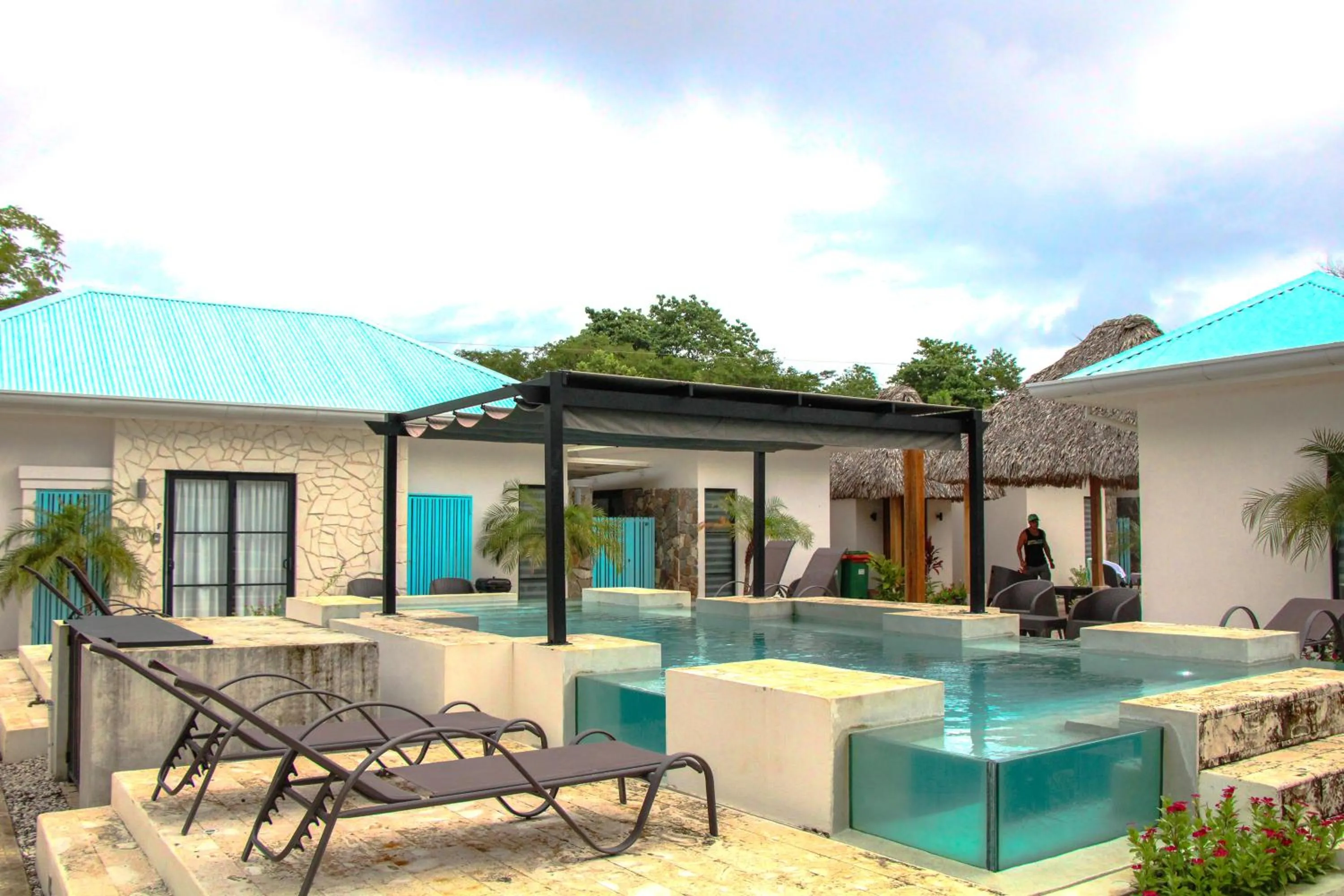 Pool view in Villas VR Beachwalk Avellanas