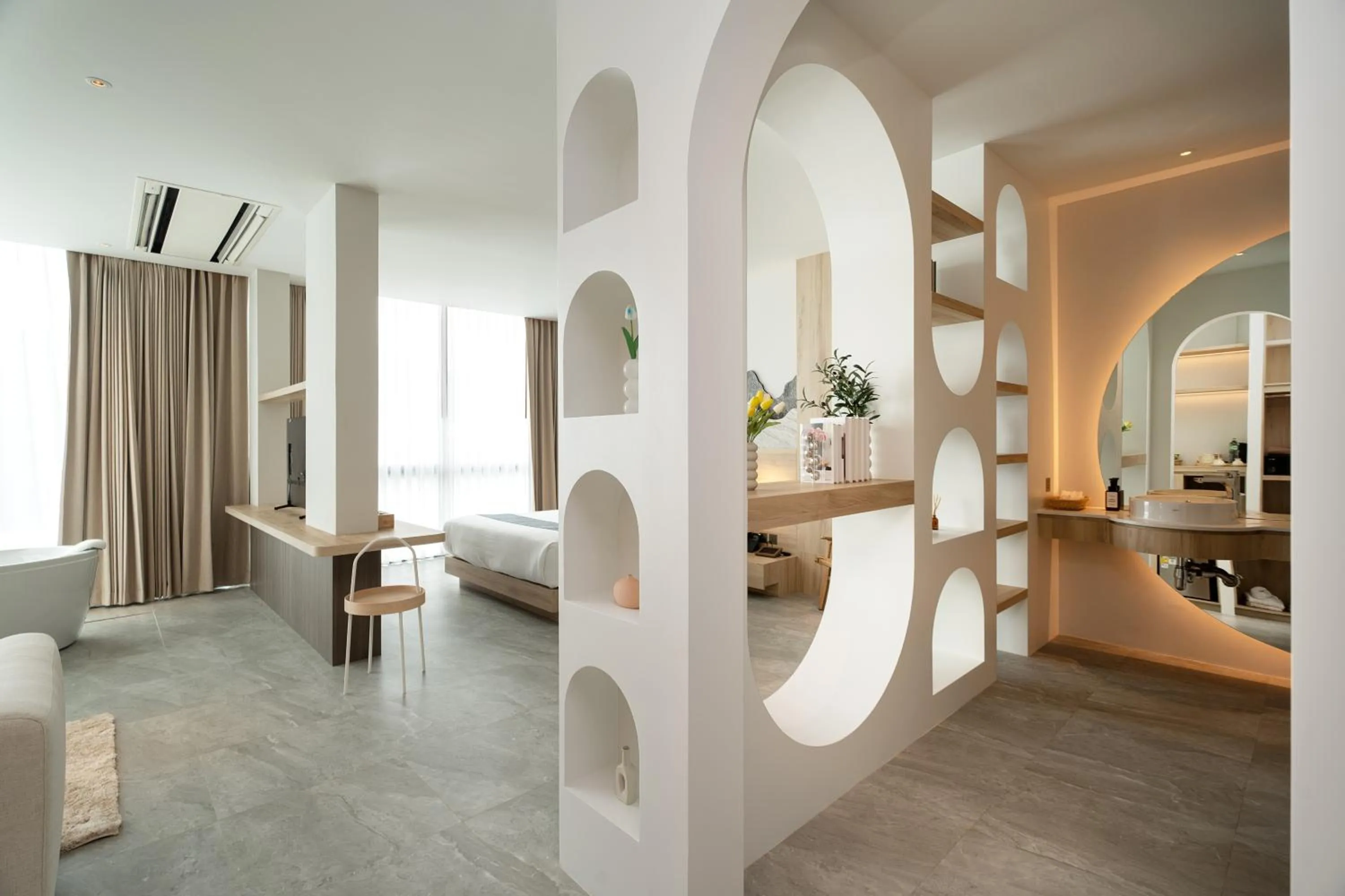 Bed in Timberton Resort Khaoyai