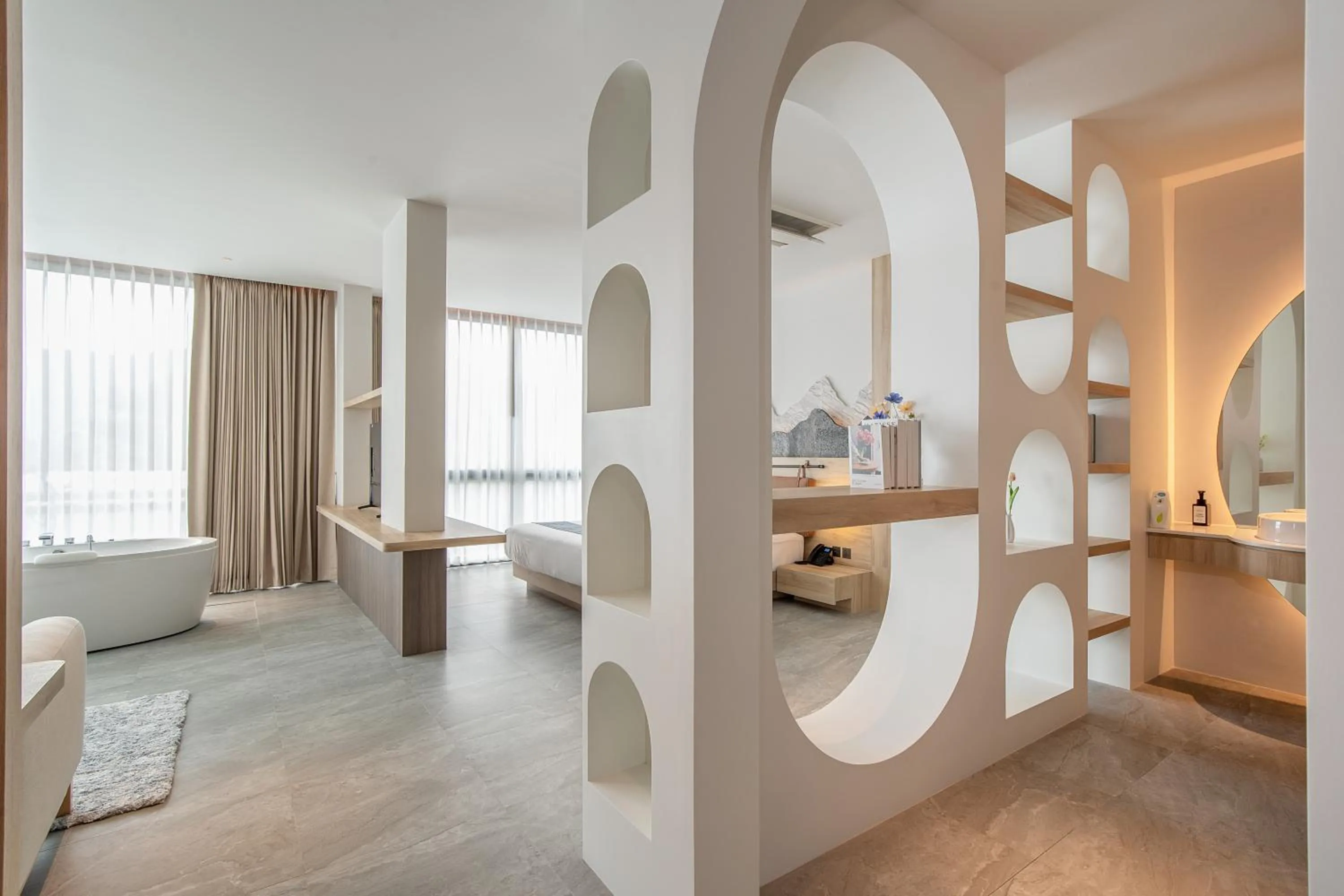 Bed in Timberton Resort Khaoyai