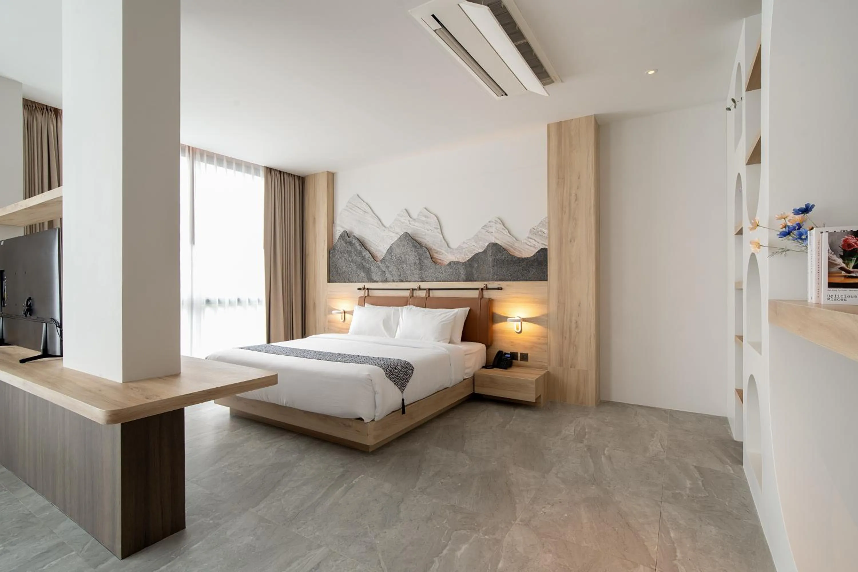 Bed in Timberton Resort Khaoyai