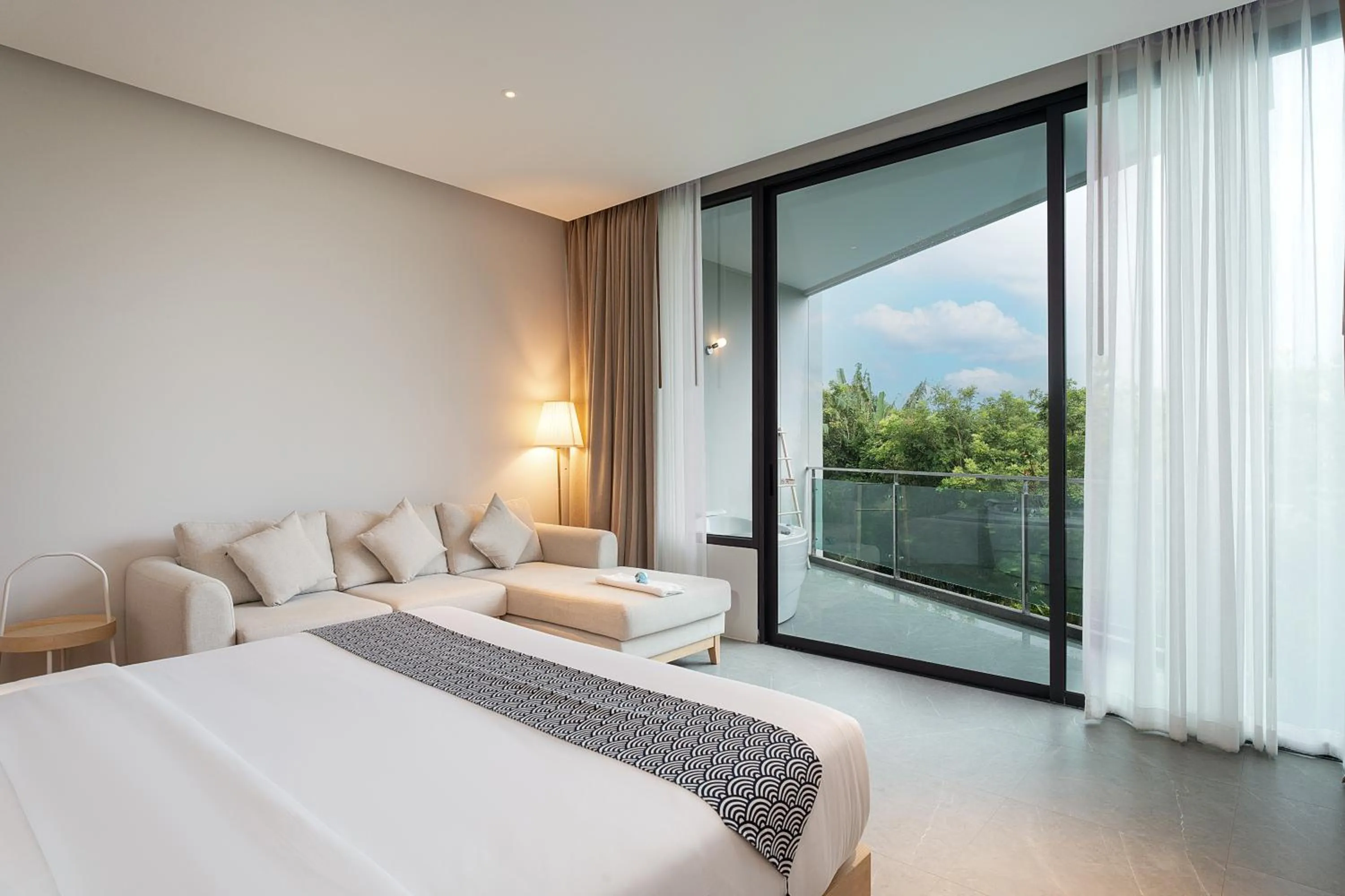 Bed in Timberton Resort Khaoyai