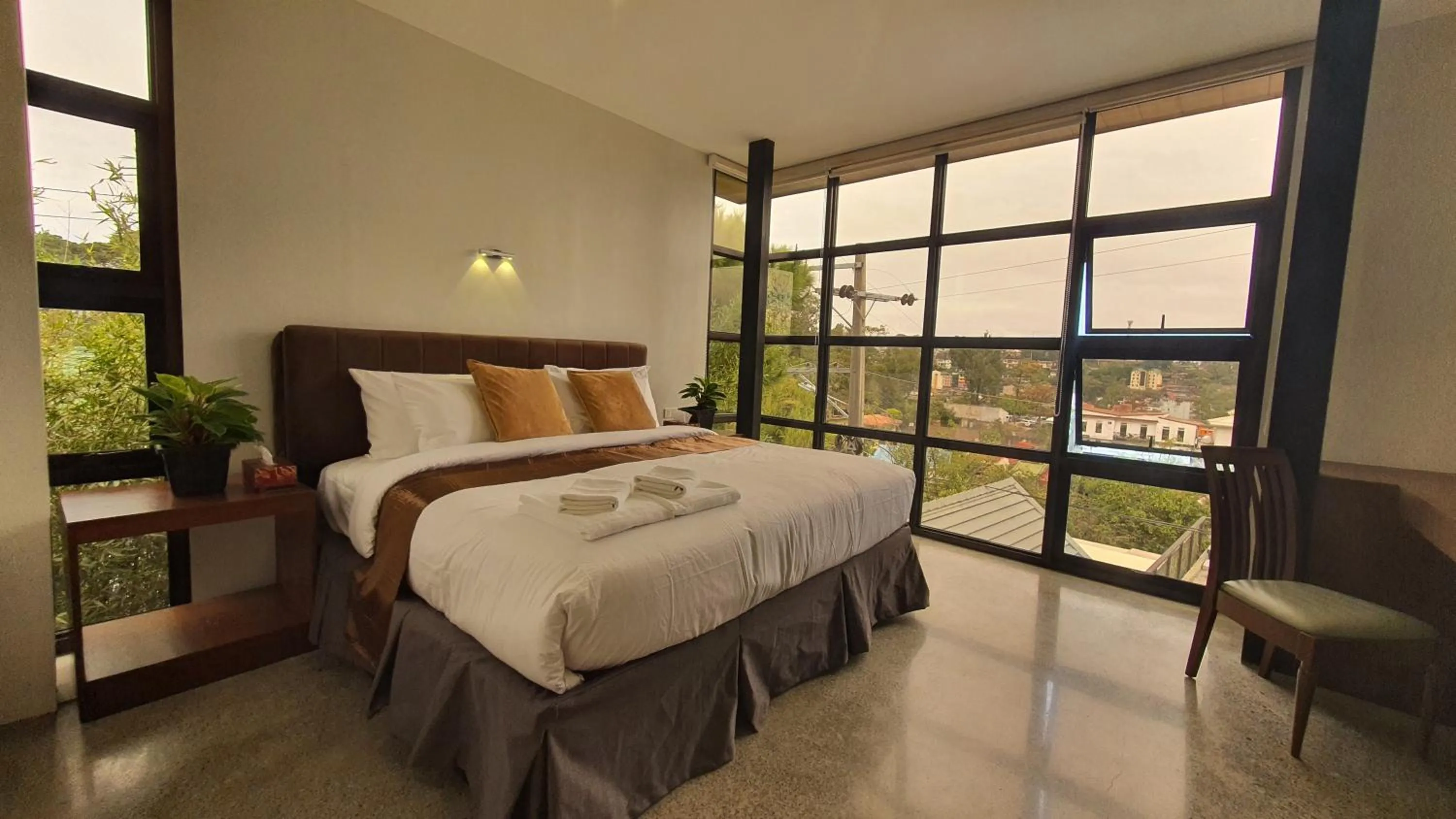 Bed in Hotel Mirador