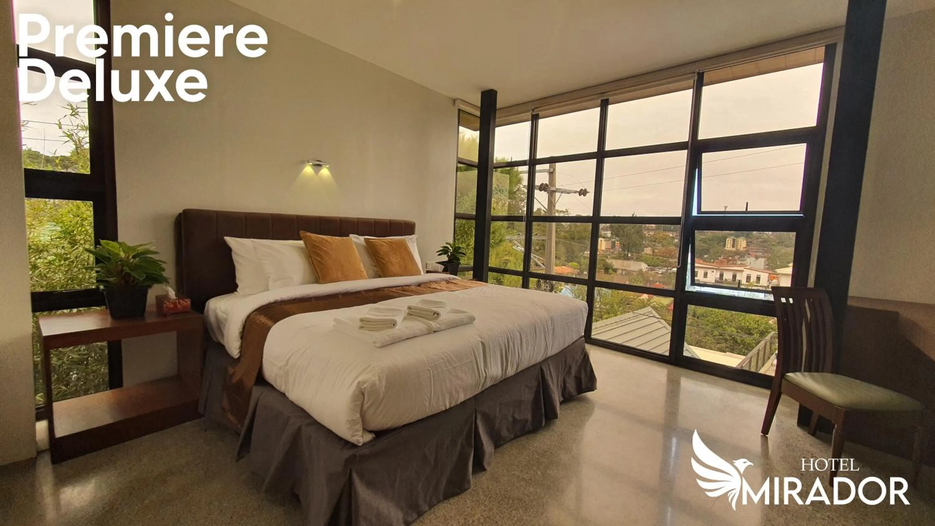 Bed in Hotel Mirador