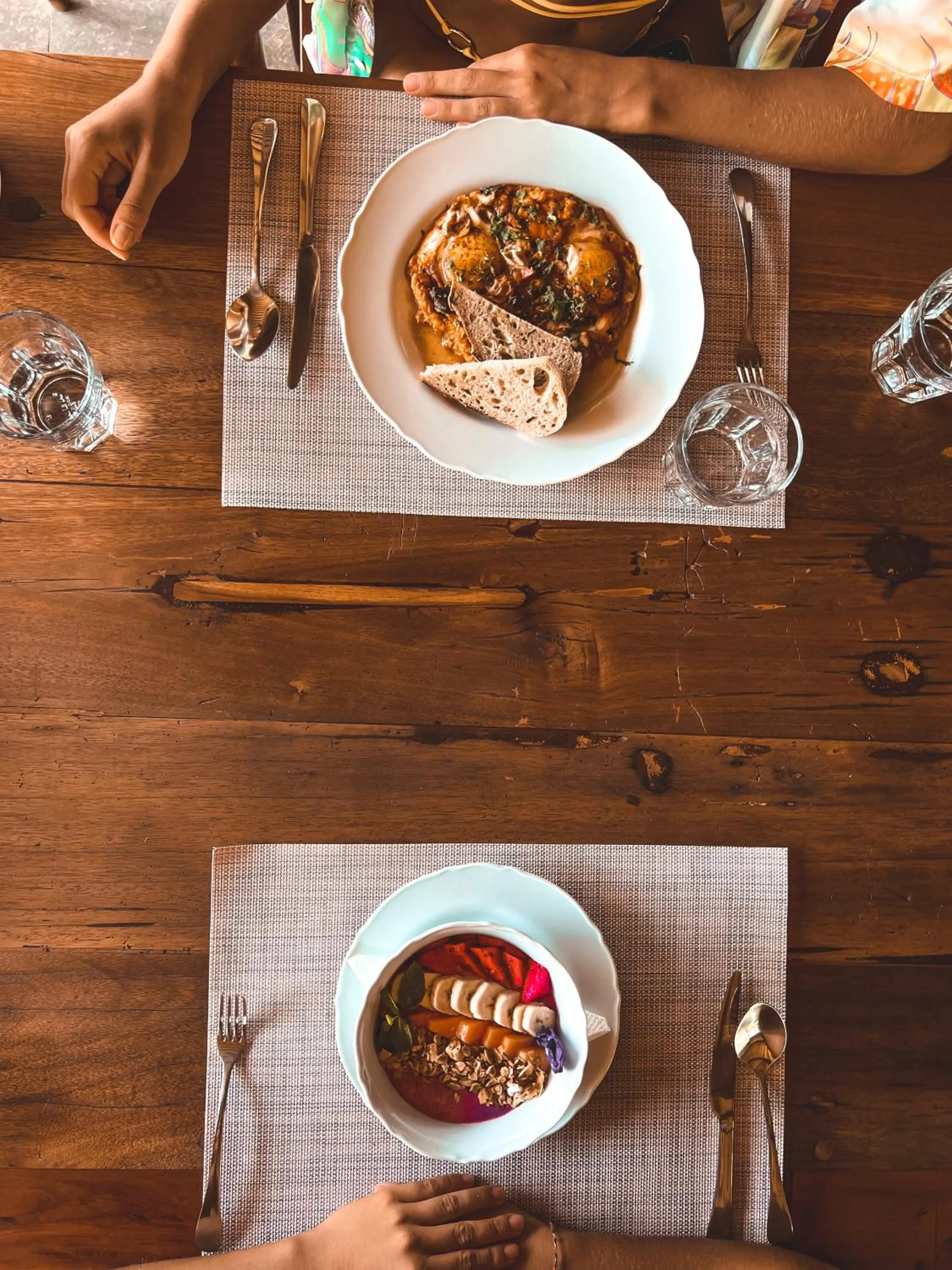 Food in Mangroove Bay Boutique Hostel