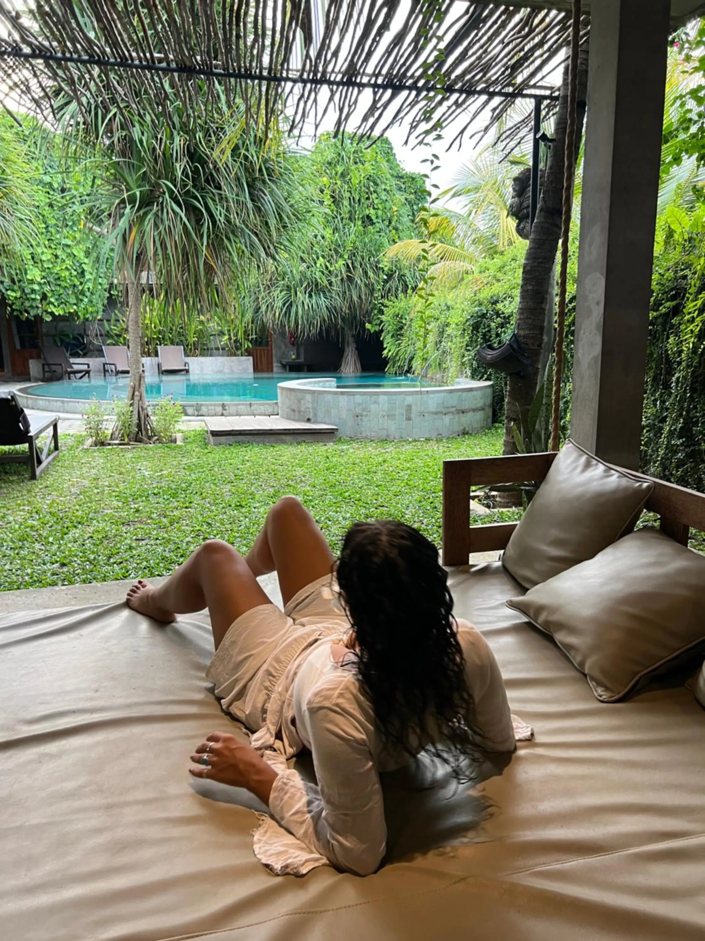 Pool view in Mangroove Bay Boutique Hostel