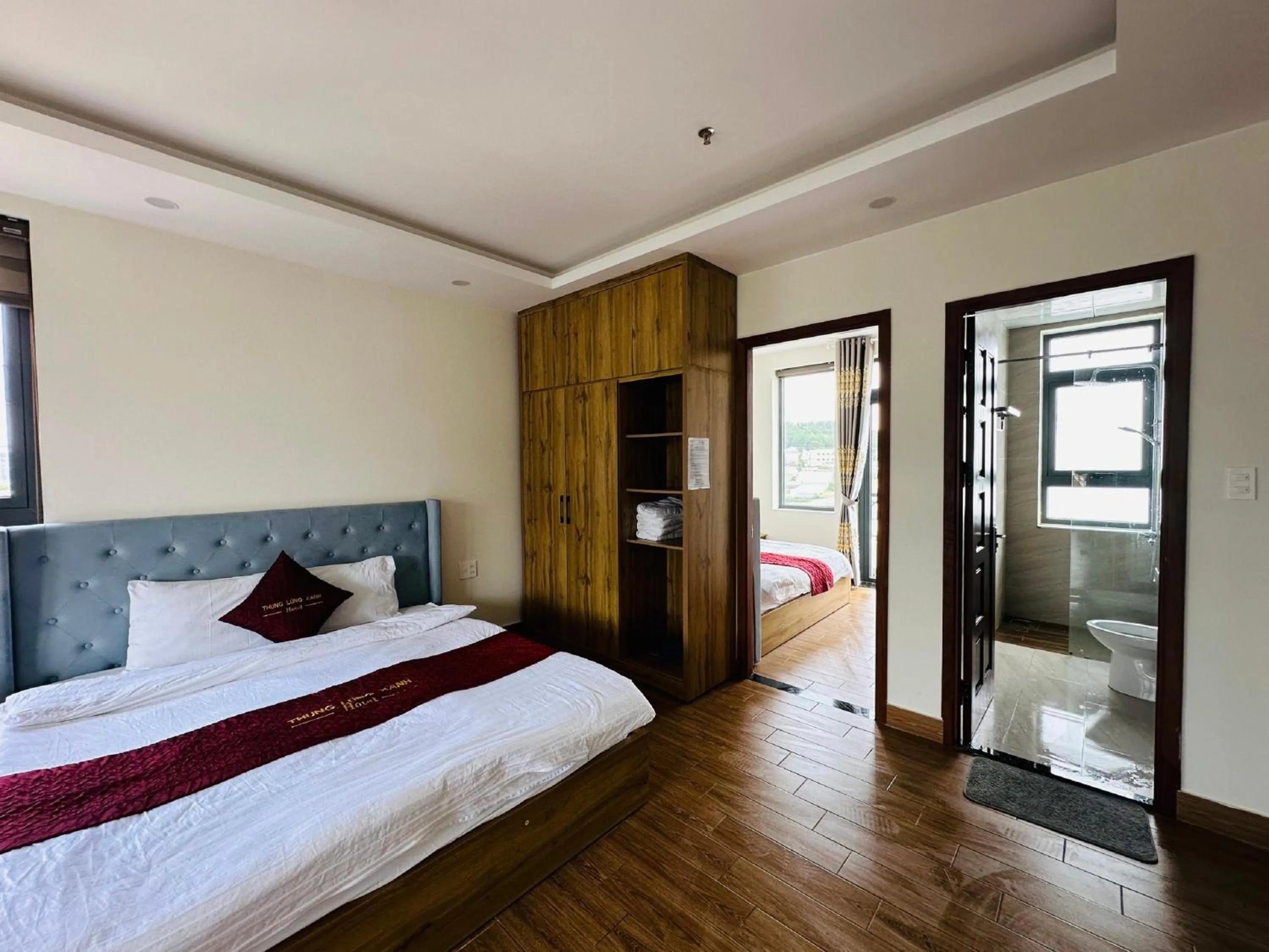 Bed in Thung Lũng Xanh TQK Hotel