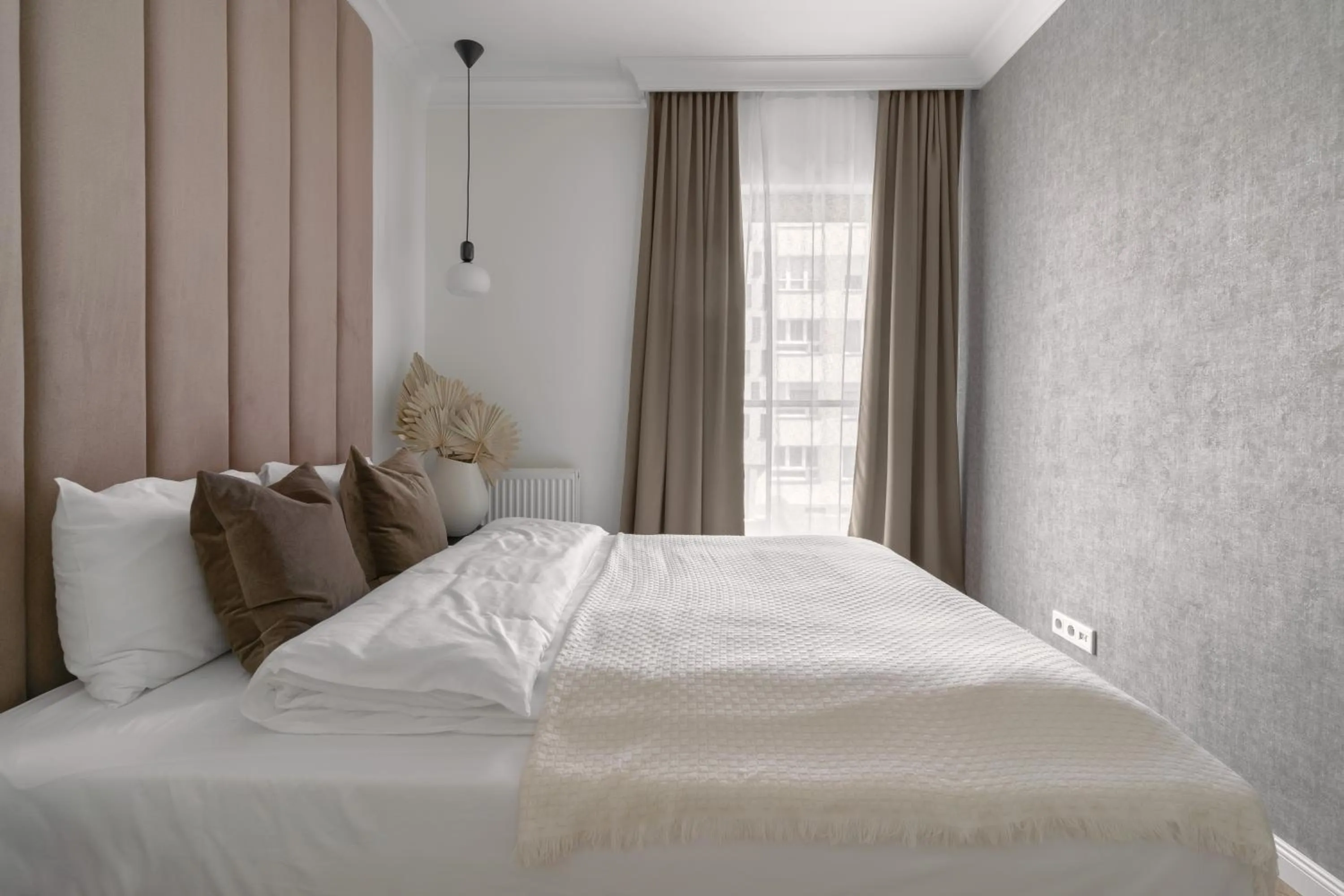 Bed in APARTIO ROOMS Gliwice