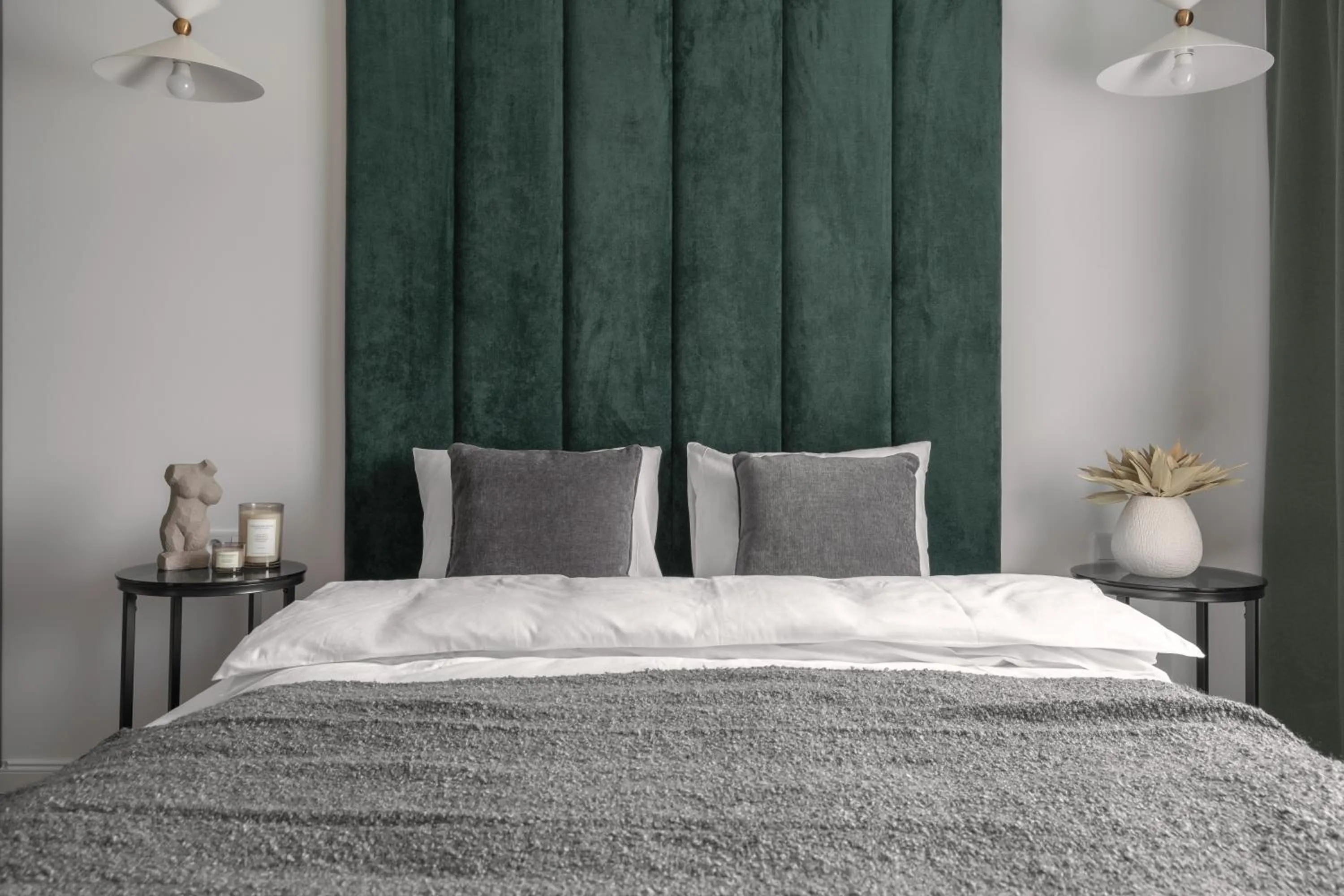 Bed in APARTIO ROOMS Gliwice