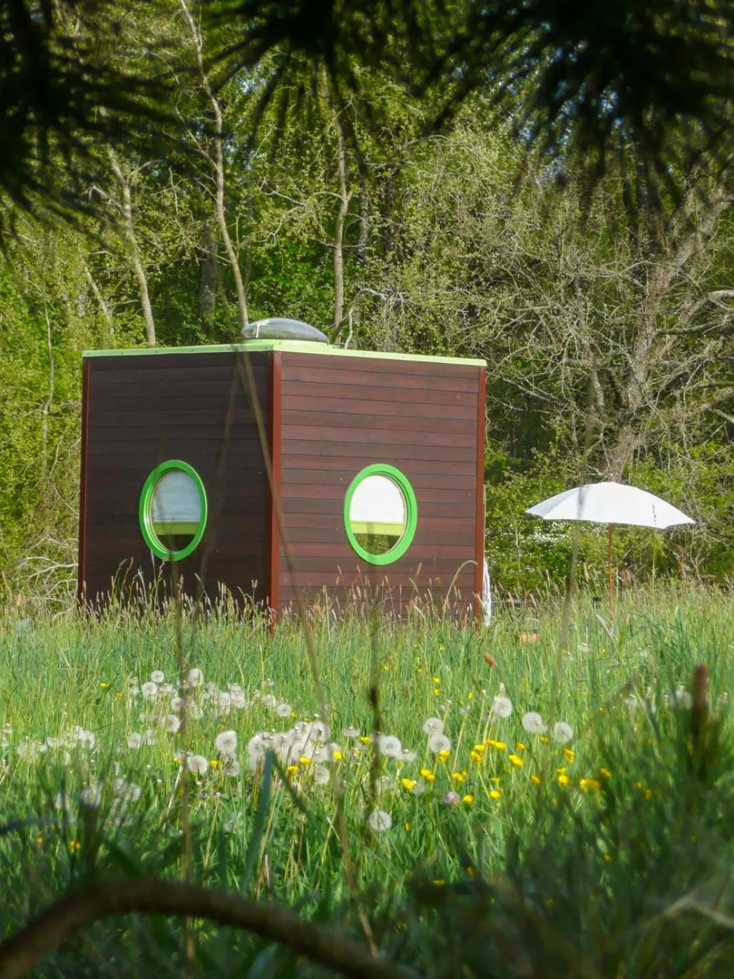 Natural landscape in Domaine de la Grangée