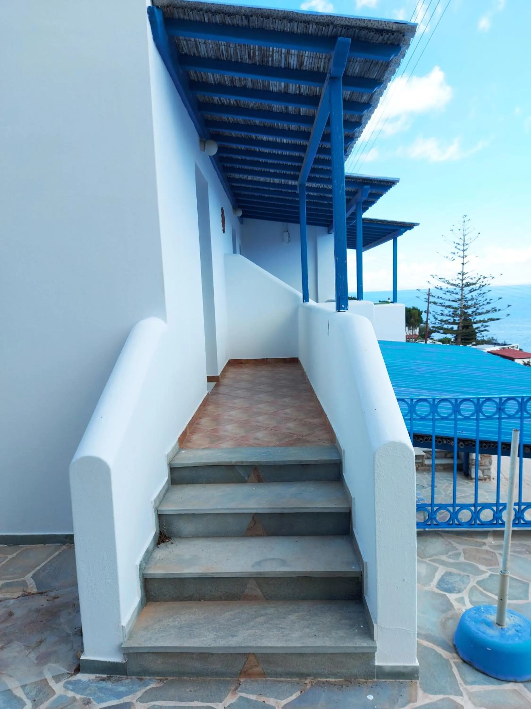 Balcony/Terrace in Aigaio View Studios & Rooms