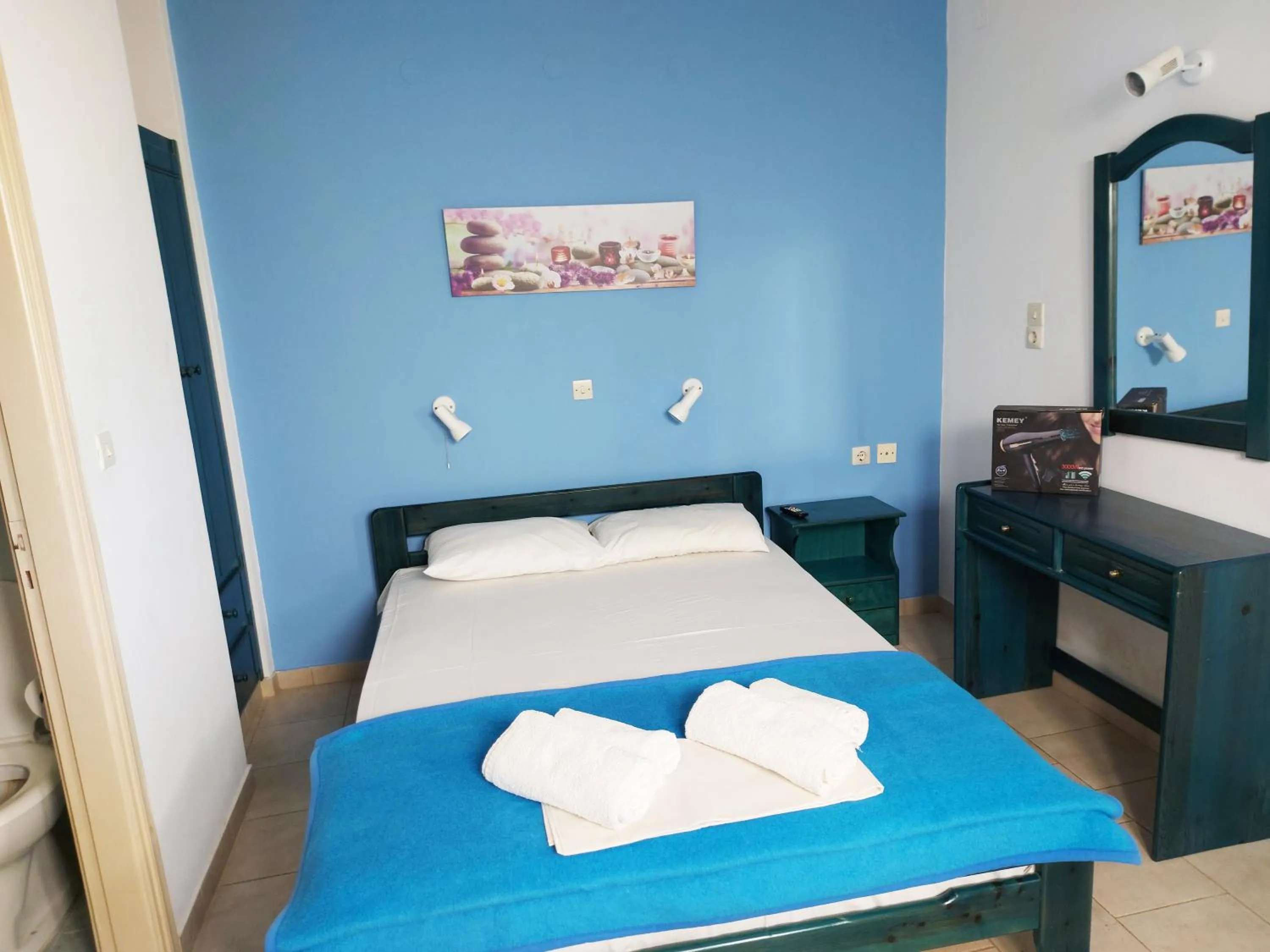 Bedroom, Bed in Aigaio View Studios & Rooms