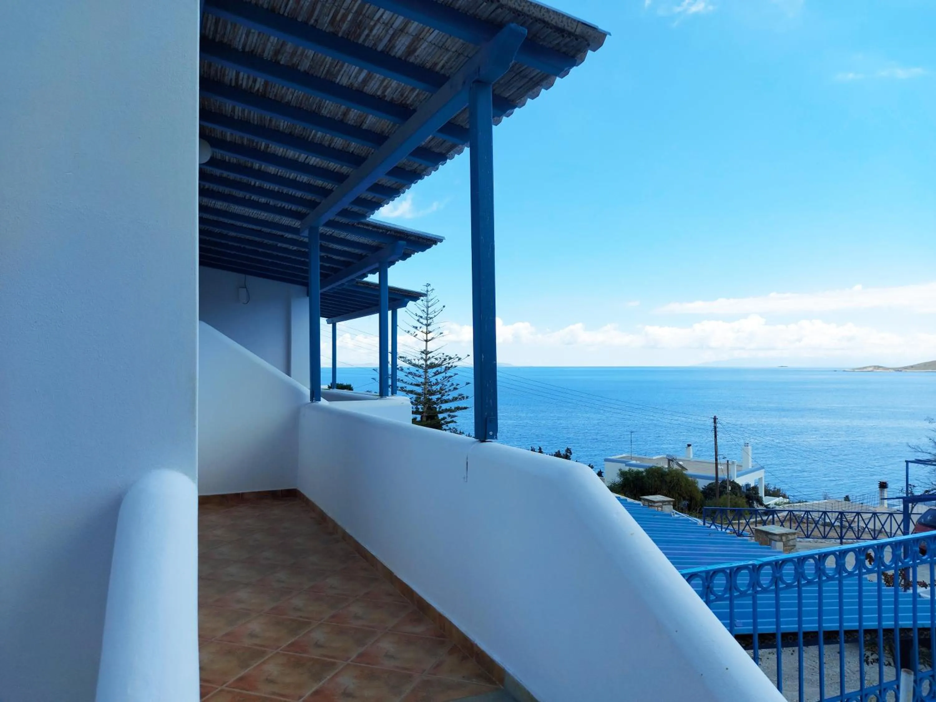 Balcony/Terrace in Aigaio View Studios & Rooms