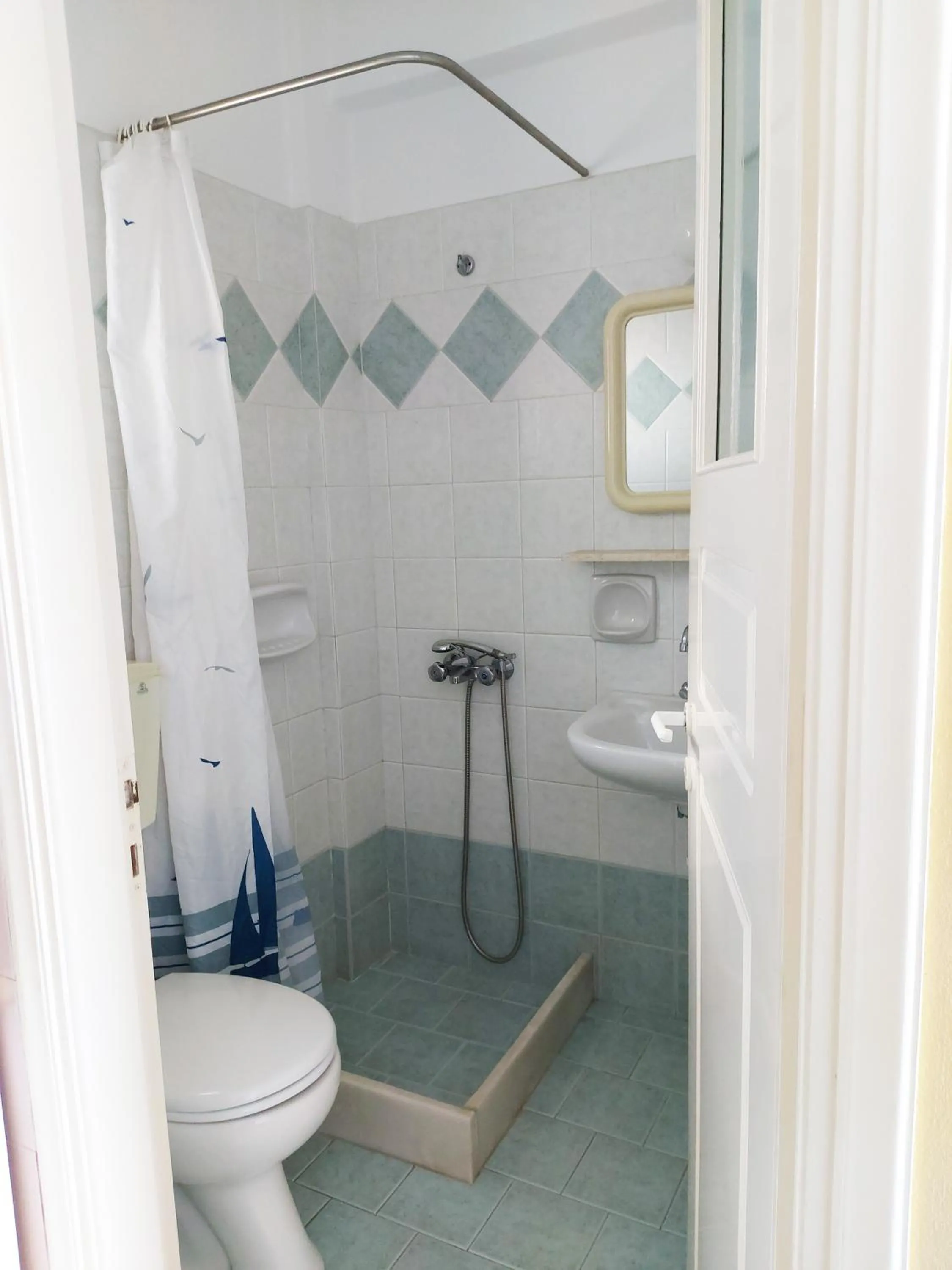 Bathroom in Aigaio View Studios & Rooms