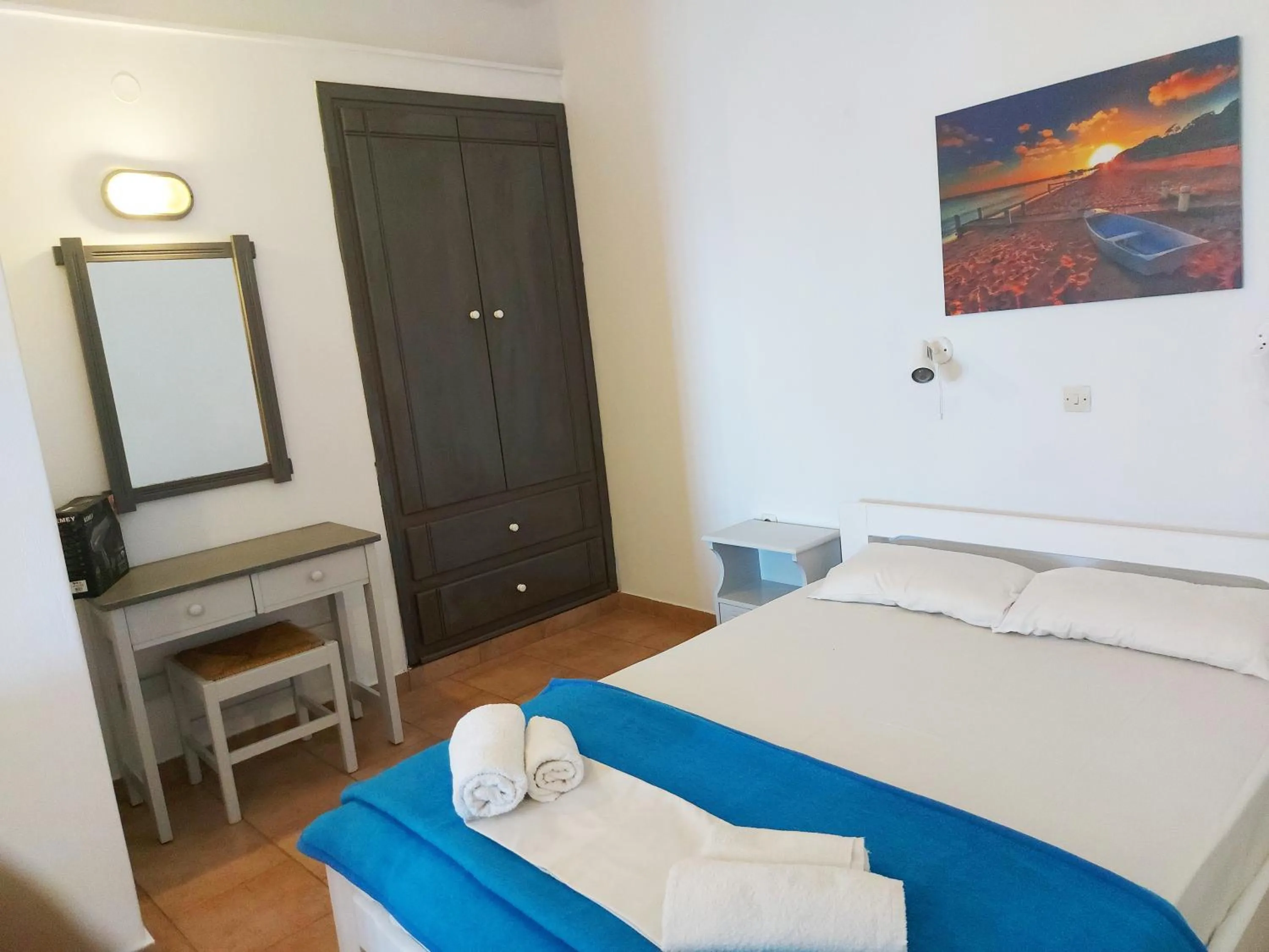 Bedroom, Bed in Aigaio View Studios & Rooms